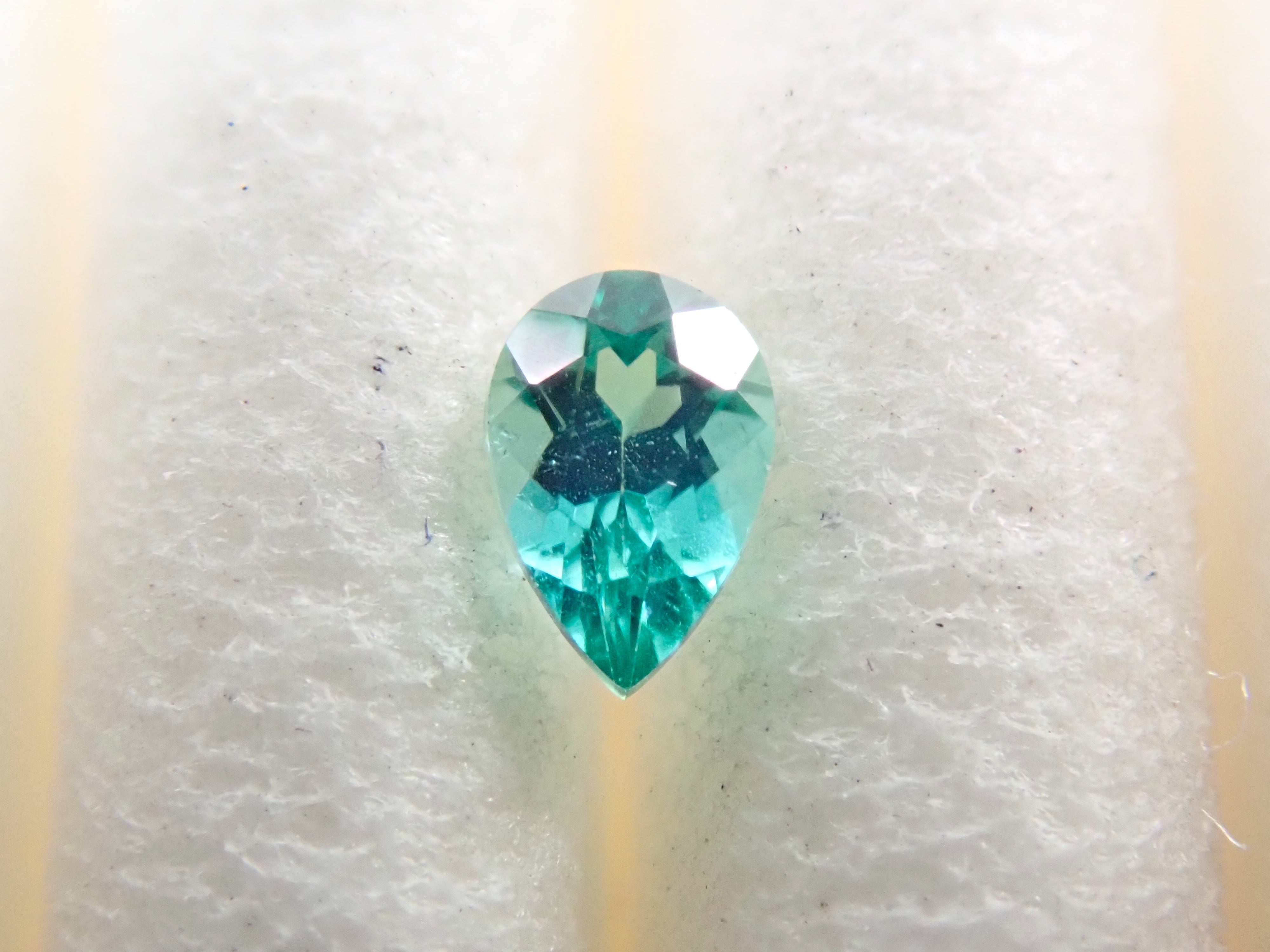 Unheated Brazilian Paraiba Tourmaline 0.059ct loose stone (CuO: 1.4%, MnO: 2.7%)