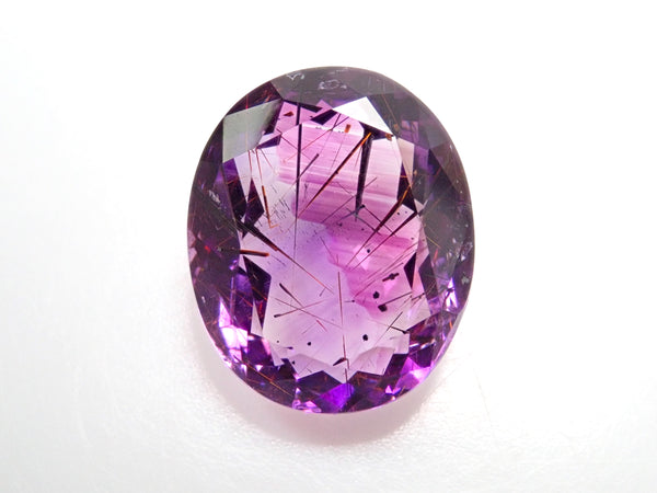 [On sale at 22:00 on 5/24] Lepidocrosite in Amethyst from Rwanda 3.274ct loose stone