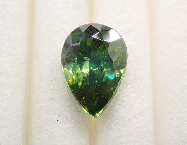 [12552416] Bulgarian green sphalerite 0.579ct loose stone