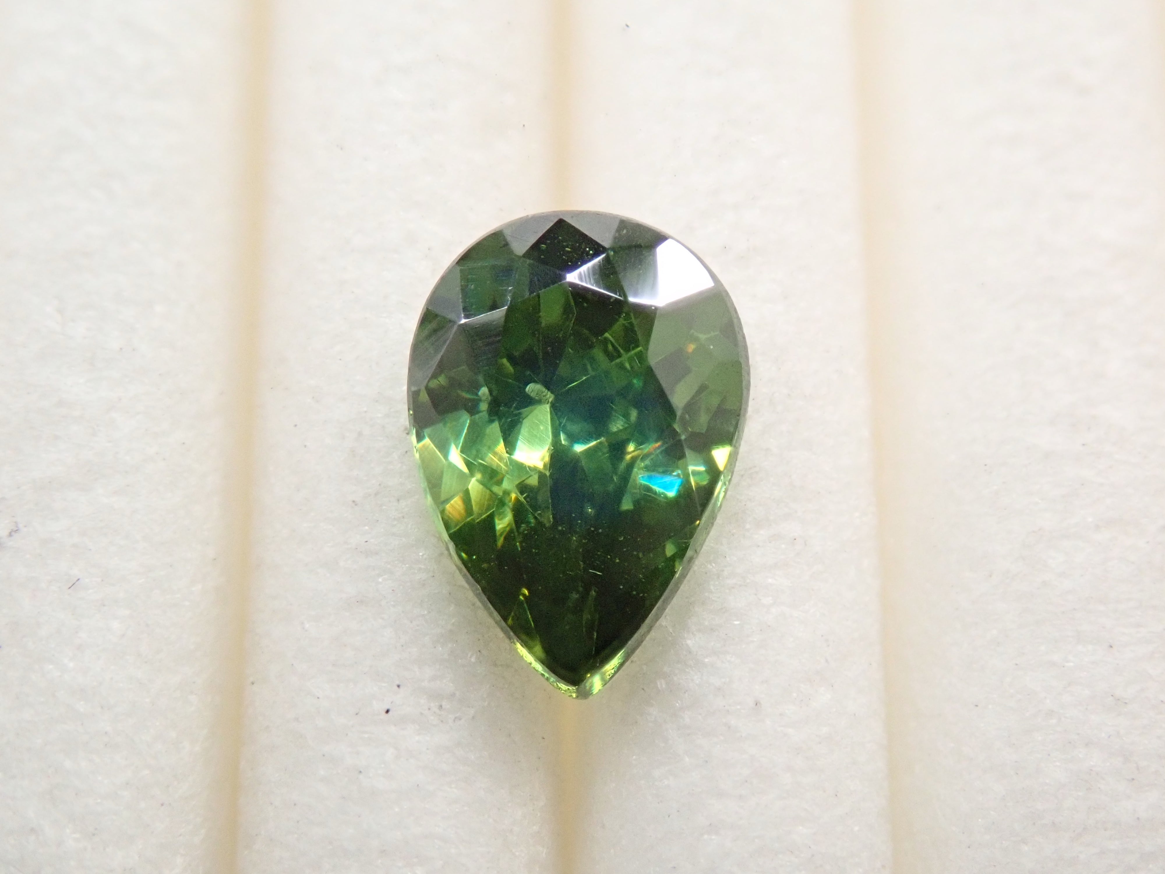 Bulgarian Green Sphalerite 0.579ct Loose Stone