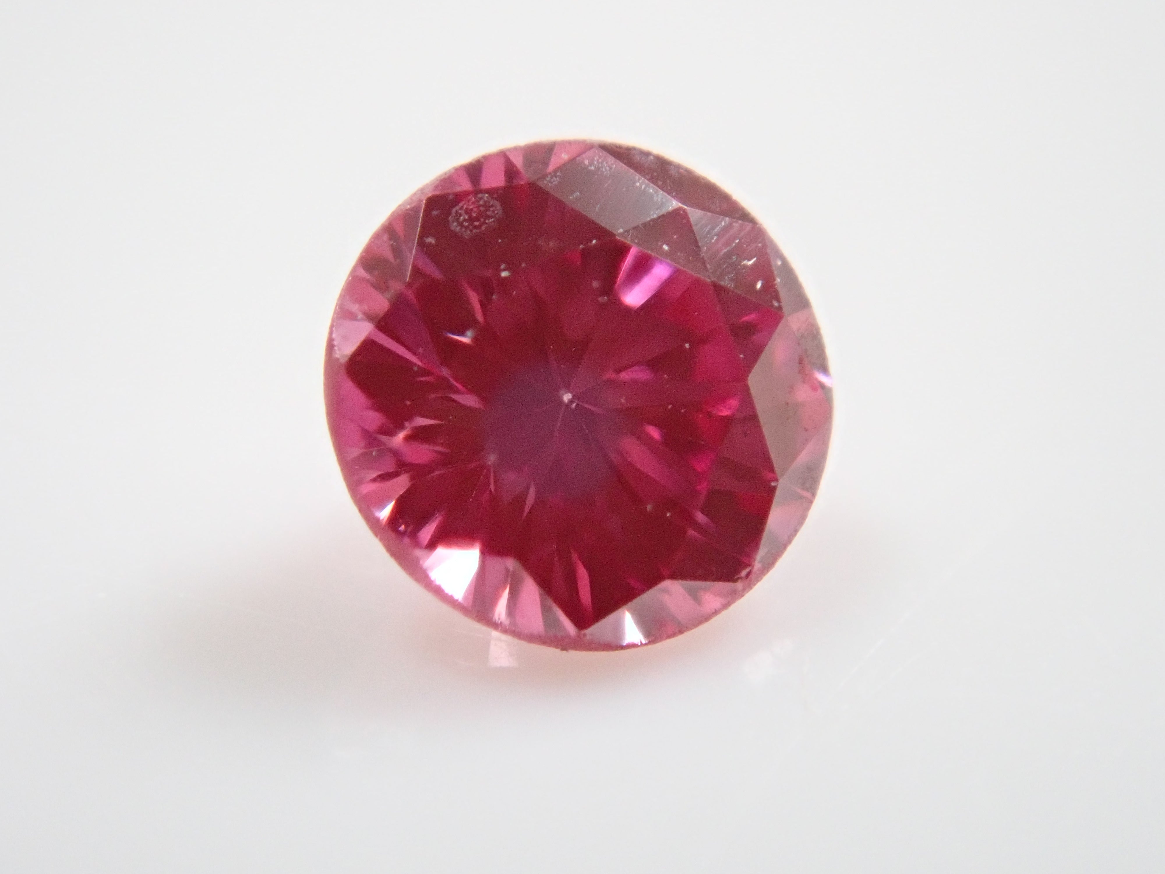 ピンクダイヤモンド（トリートメント） 0.095ctルース(FANCY PURPLISH