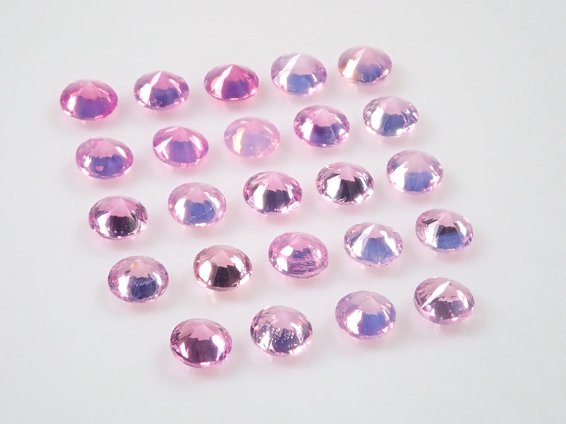 1 unheated silky pink sapphire from Vietnam (round cut)《Discount available for multiple purchases》
