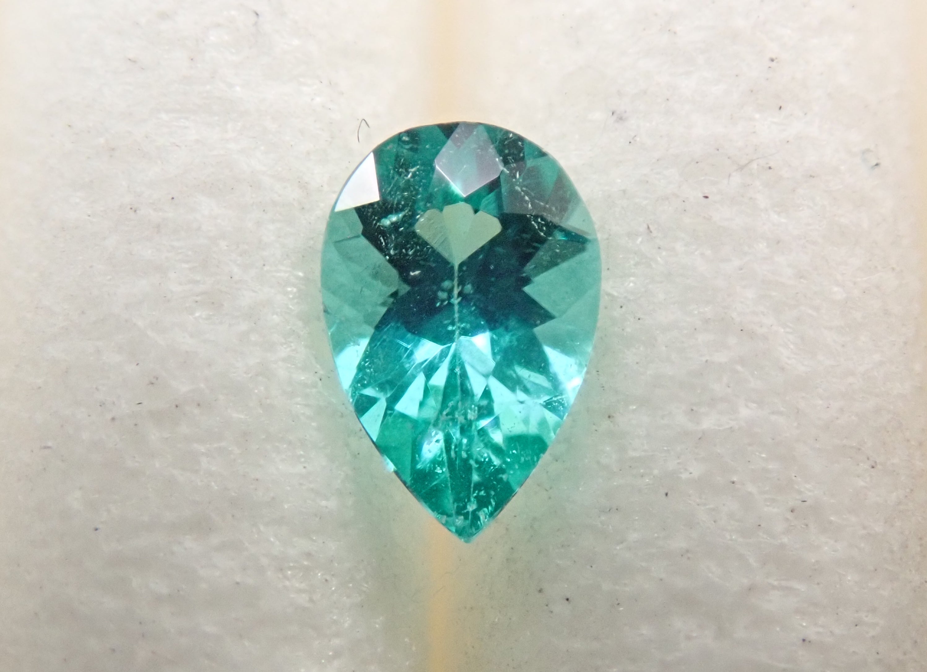 Unheated Brazilian Paraiba Tourmaline 0.073ct loose stone (CuO: 1.8%, MnO: 2.5%)