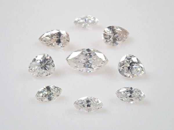 Gem Gacha💎Marquise cut or pear-shaped diamond (VS-SI class equivalent, maximum 0.16ct)