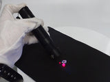 [Jeweler's Tools] 3 black light loose pieces (ruby, red spinel rough, oil-in-quartz) with rechargeable battery 