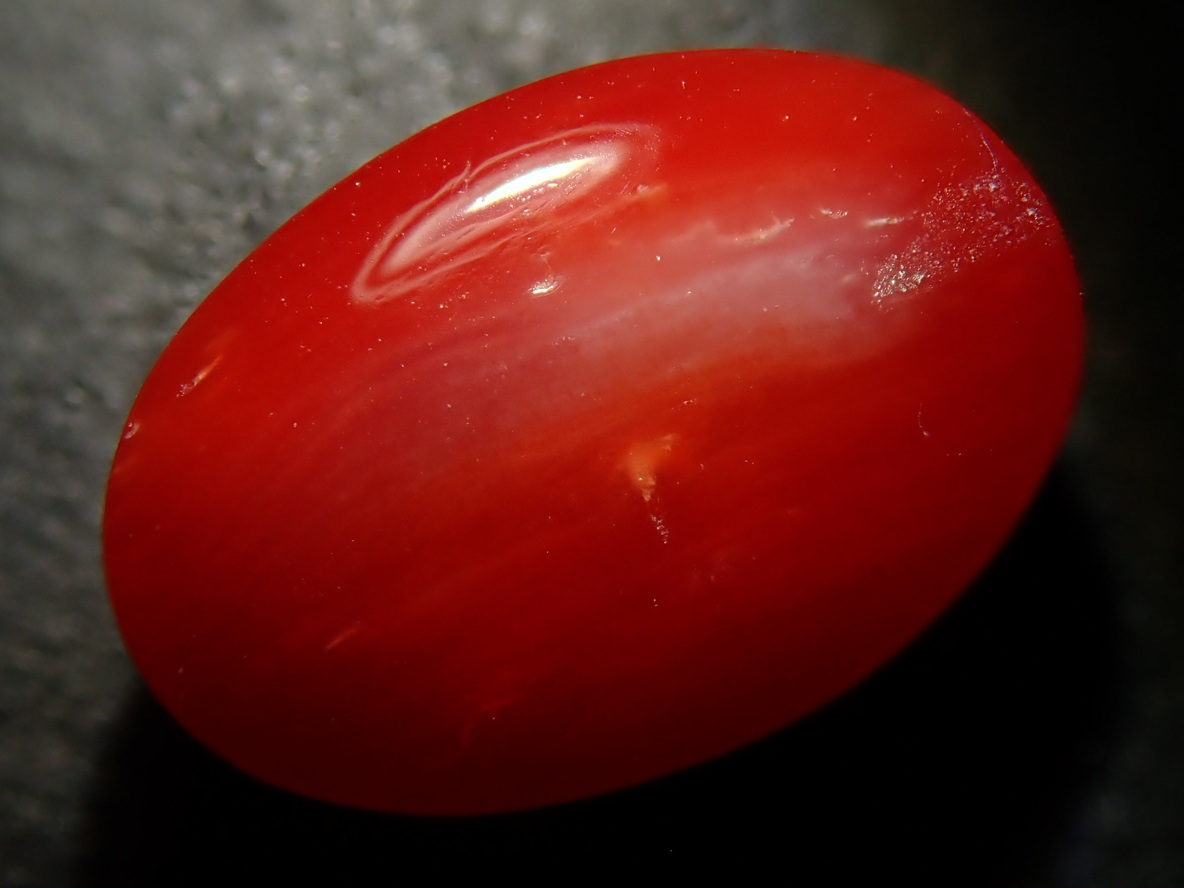 Listed as 12563220] Kochi Prefecture Blood Red Coral 2.187ct Loose