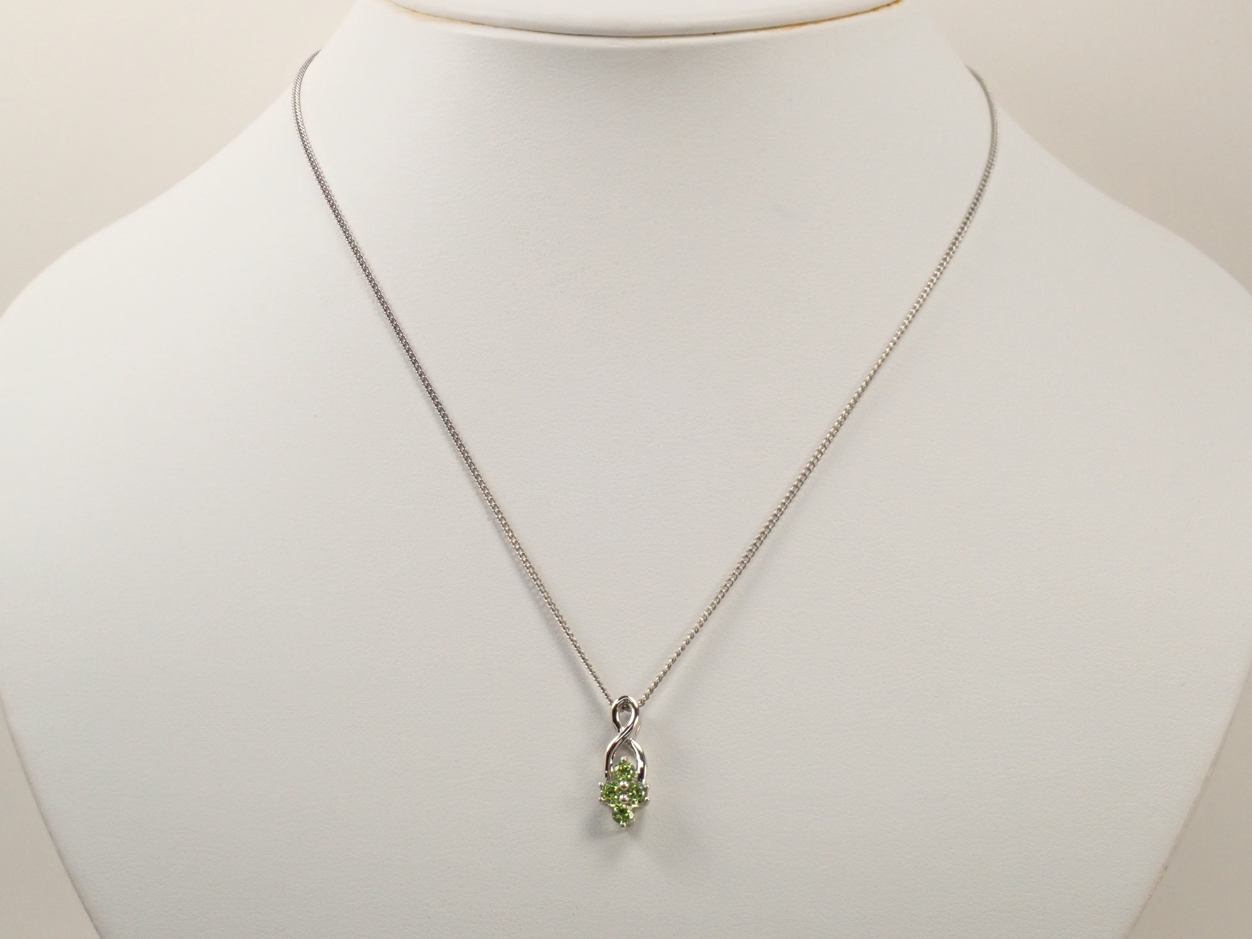 【6/14 22時販売】【カラフリ】Pt950 デマントイドガーネット 0.50ct ペンダントトップ（ネックレストップ） 鑑別書