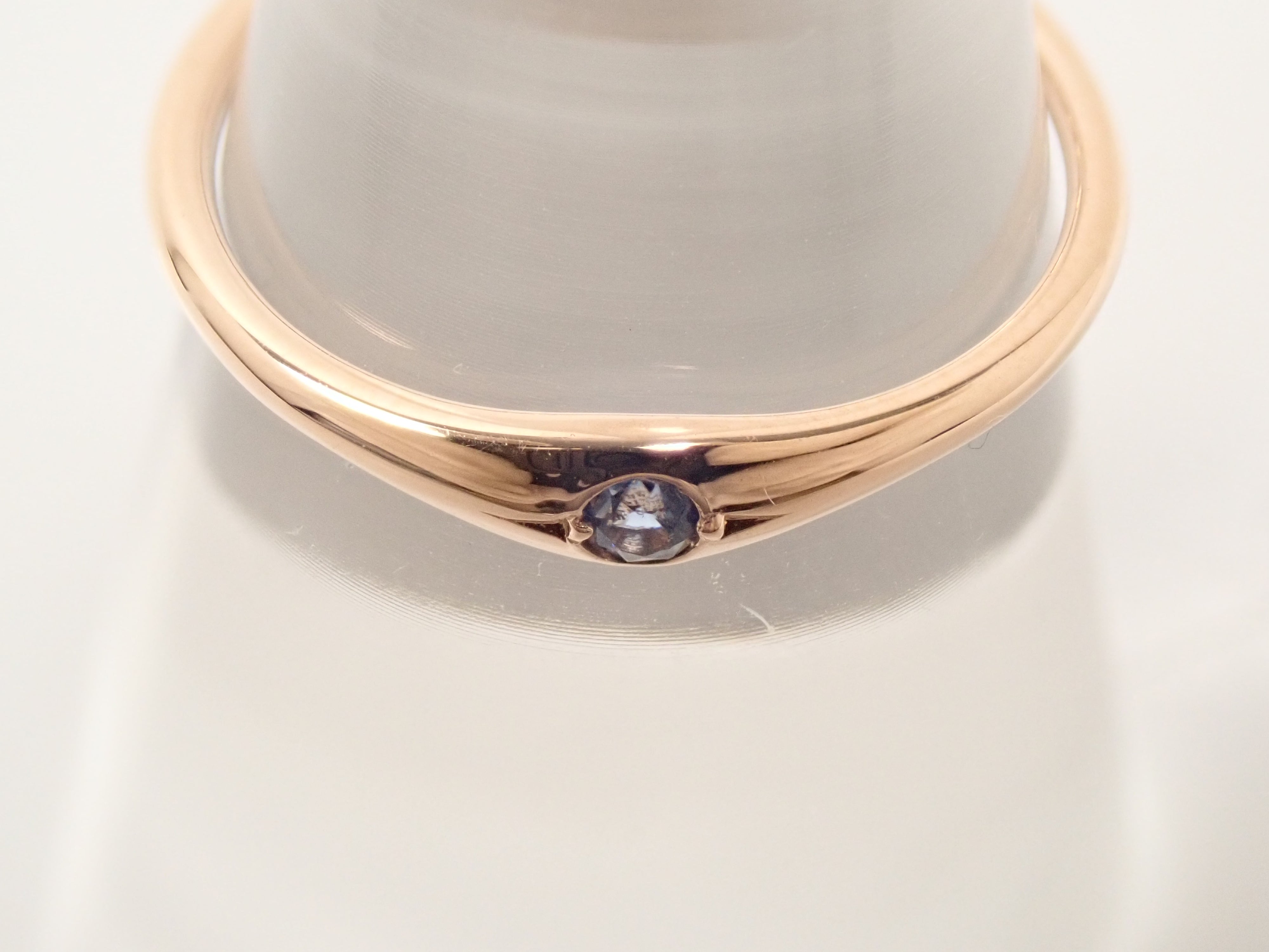 【22602613掲載】【カラフリ】K18PG ベニトアイト 0.03ct ペンダントトップ（ネックレストップ）