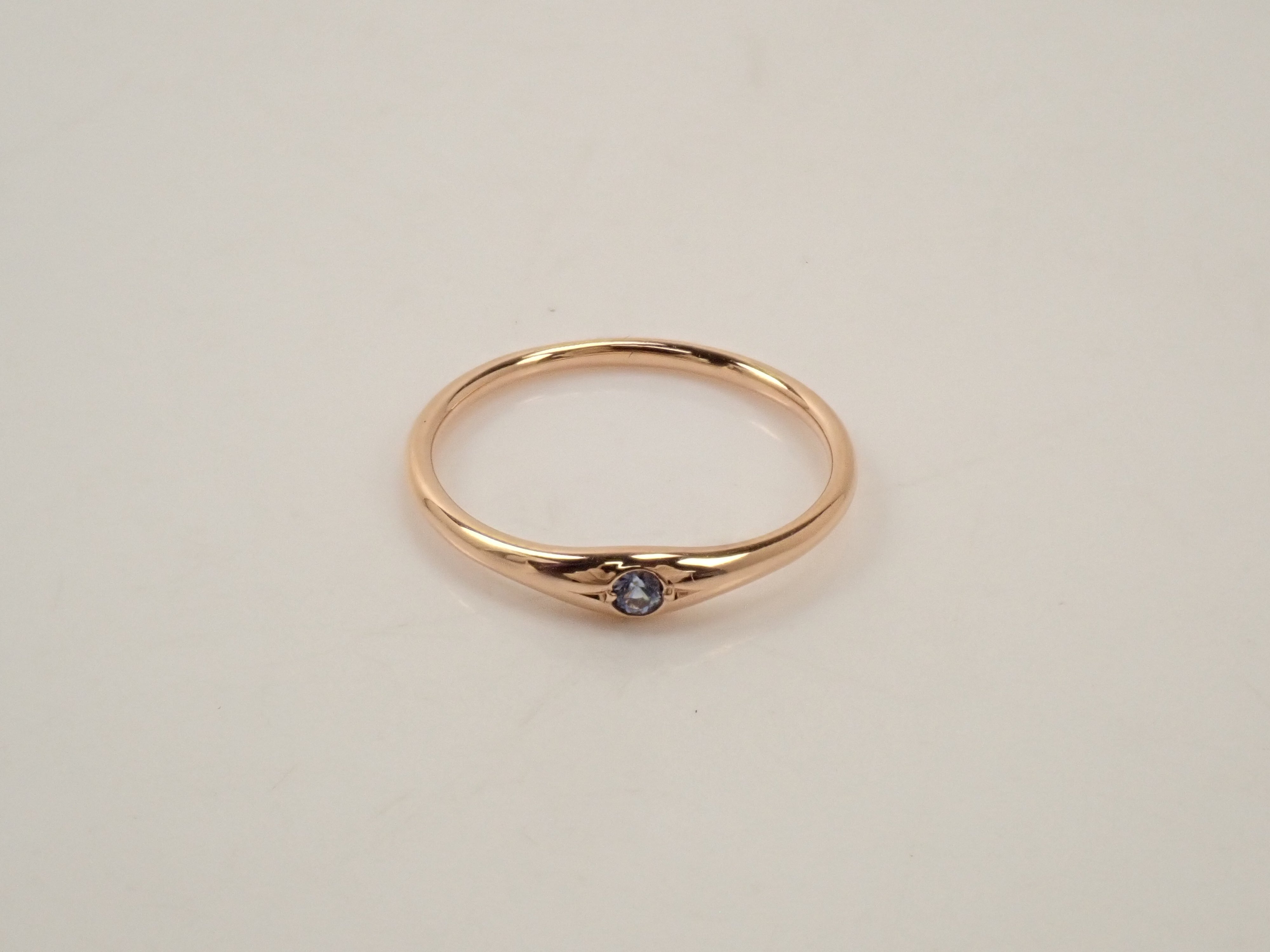【22602613掲載】【カラフリ】K18PG ベニトアイト 0.03ct ペンダントトップ（ネックレストップ）
