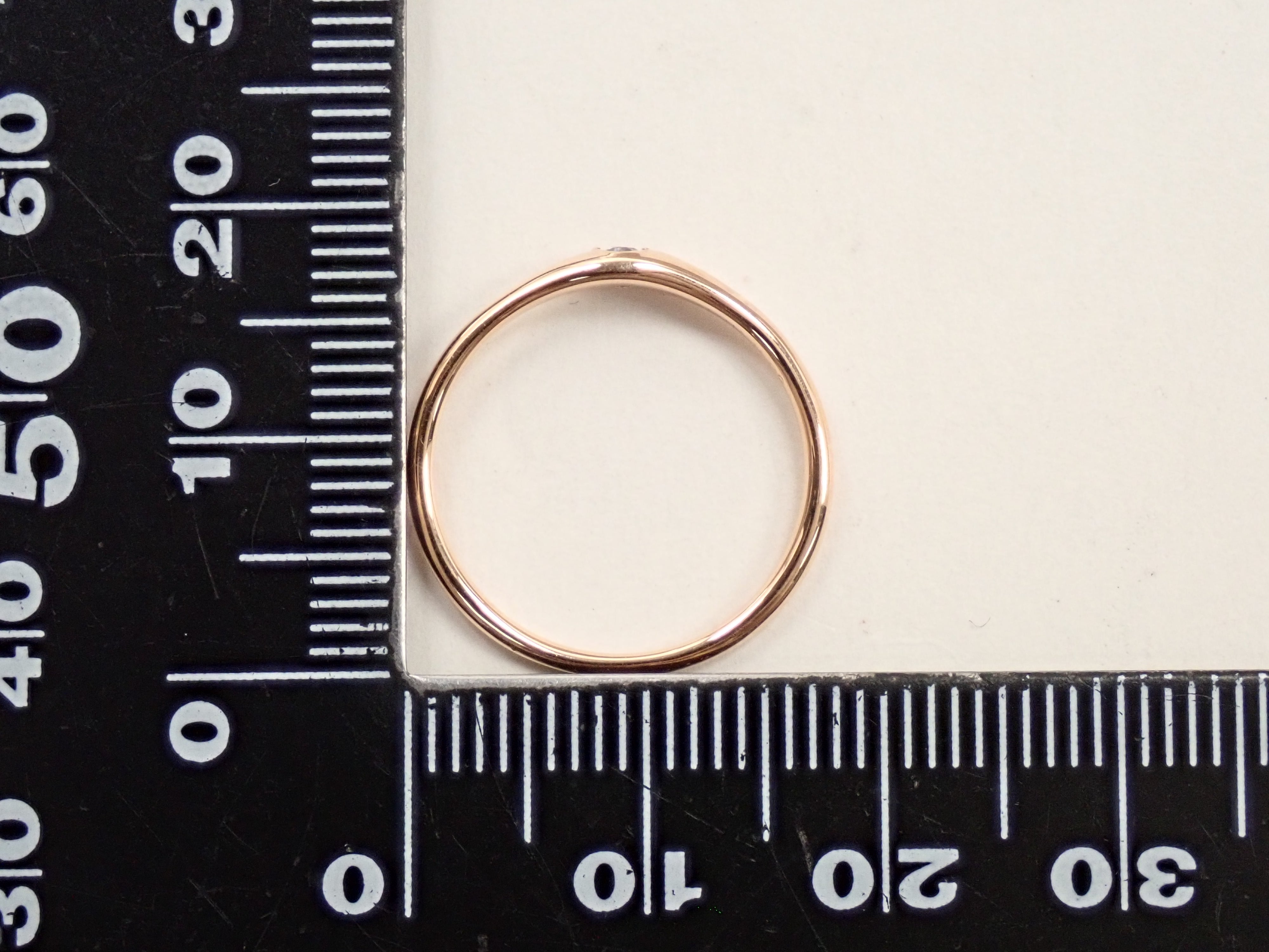 【22602613掲載】【カラフリ】K18PG ベニトアイト 0.03ct ペンダントトップ（ネックレストップ）