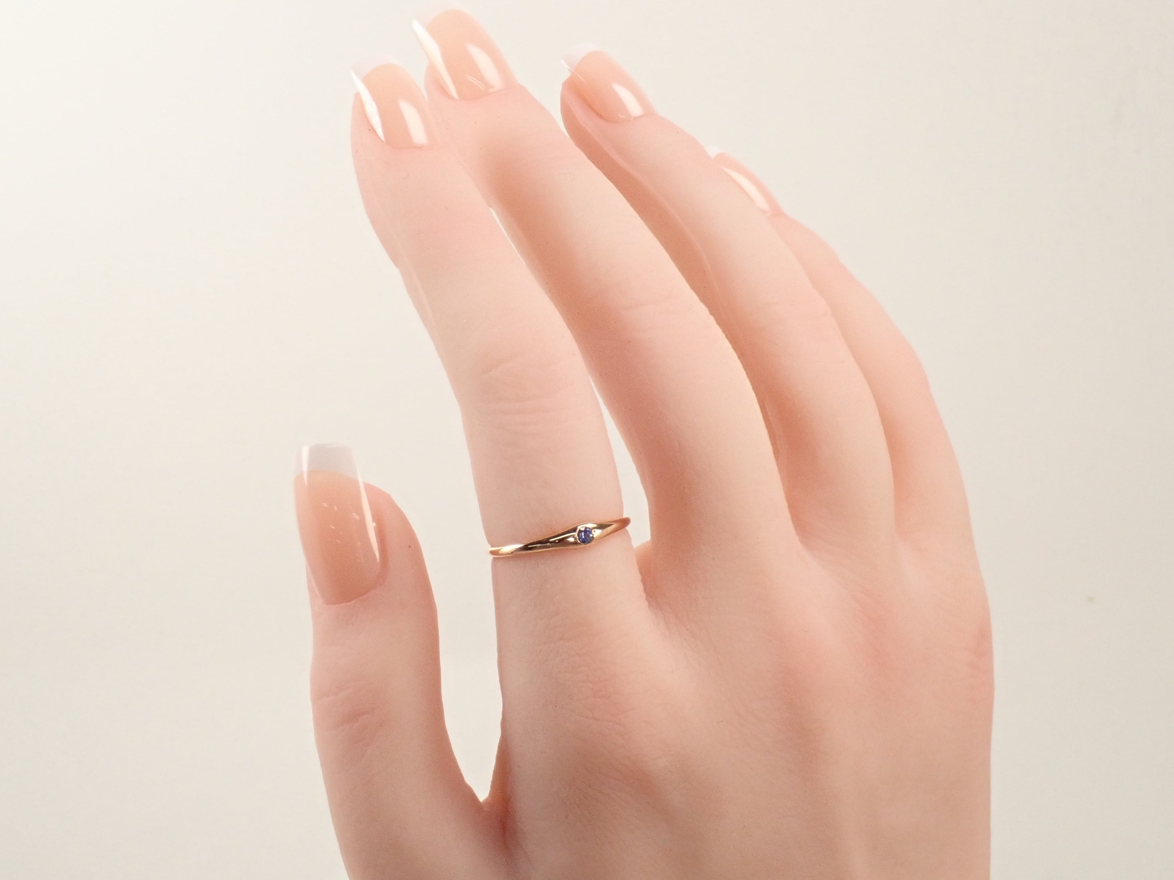 【22602613掲載】【カラフリ】K18PG ベニトアイト 0.03ct ペンダントトップ（ネックレストップ）