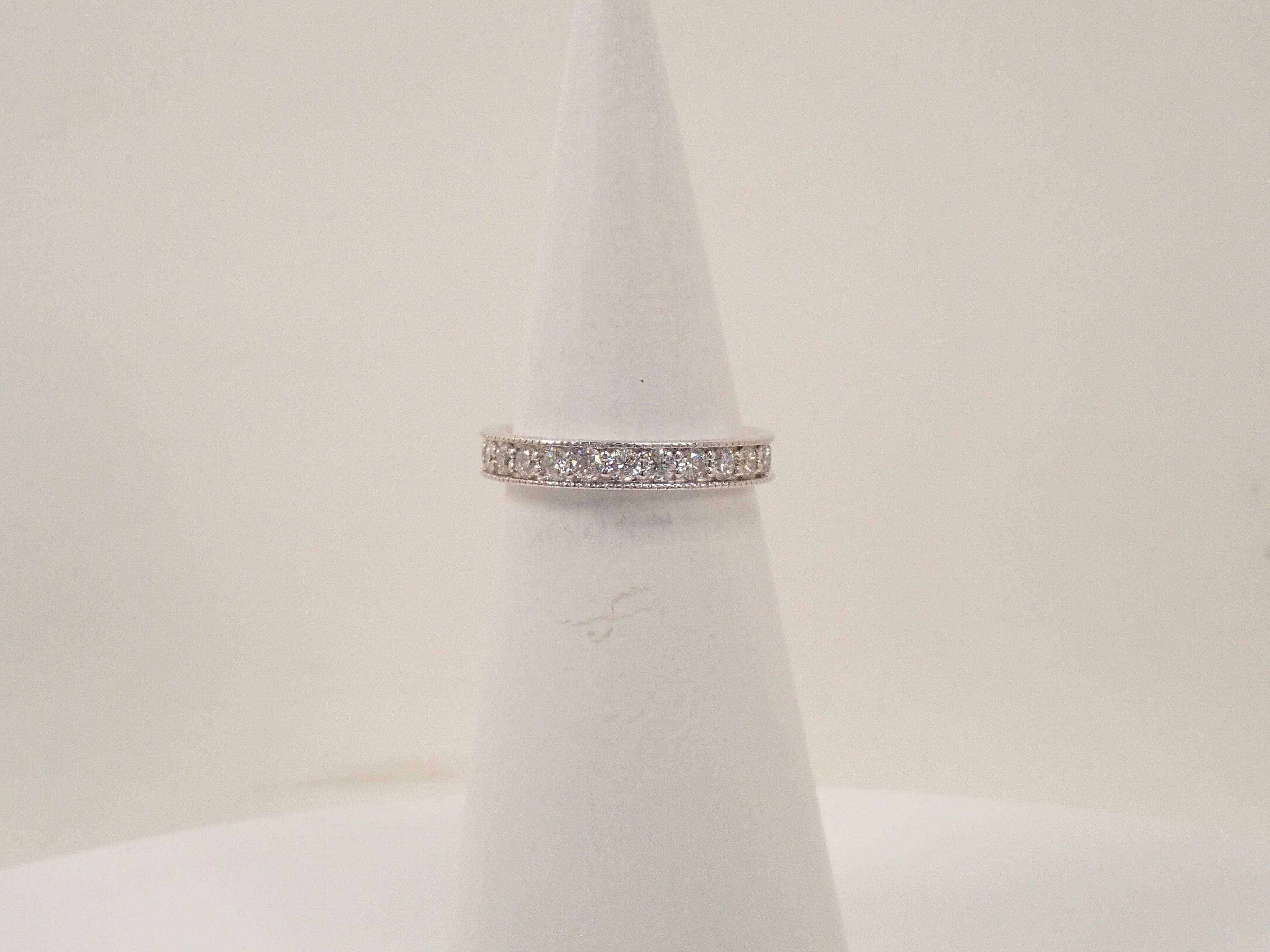 【22602617掲載】K18WG ダイヤモンド 0.5ct リング