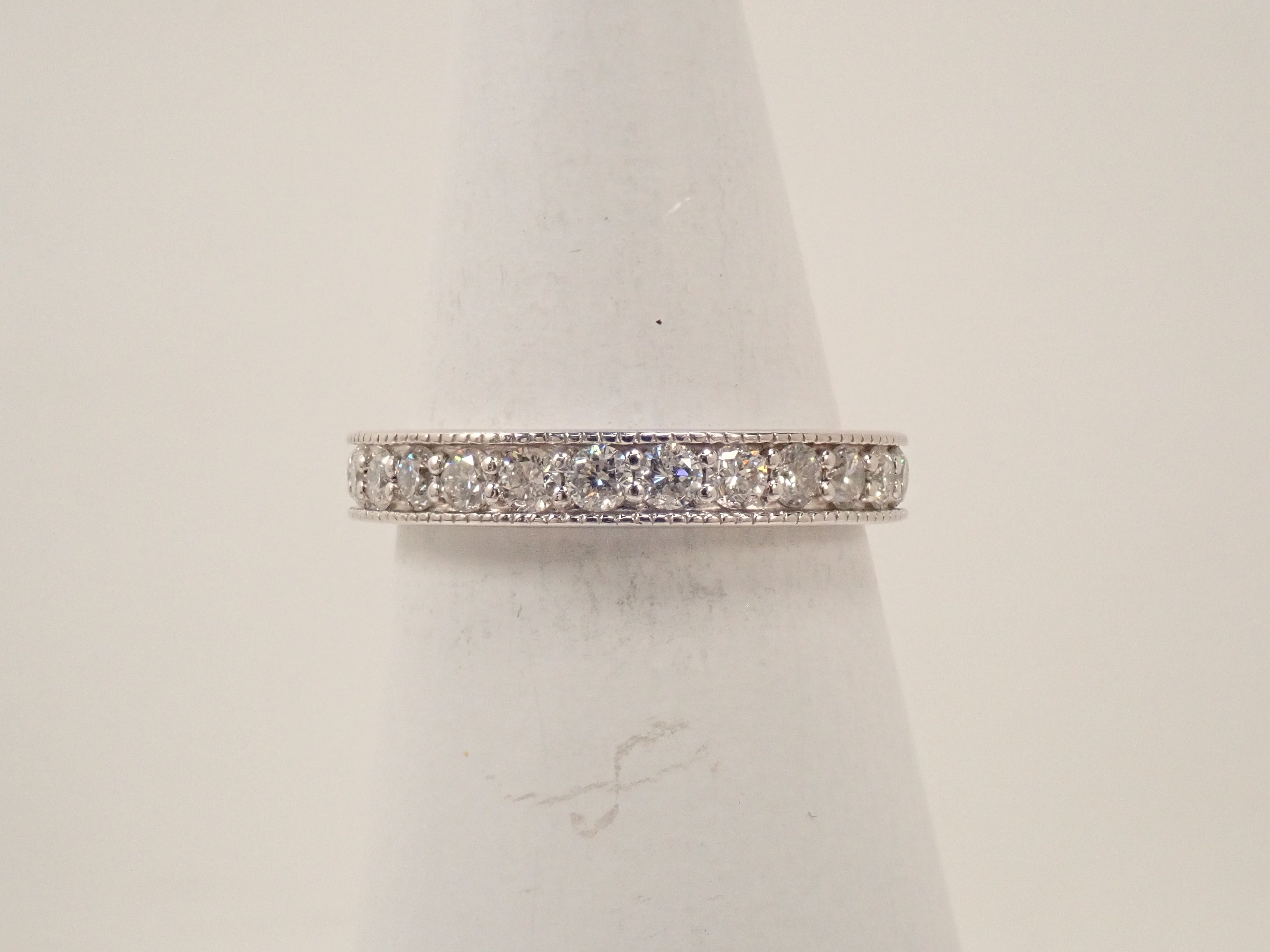 【22602617掲載】K18WG ダイヤモンド 0.5ct リング