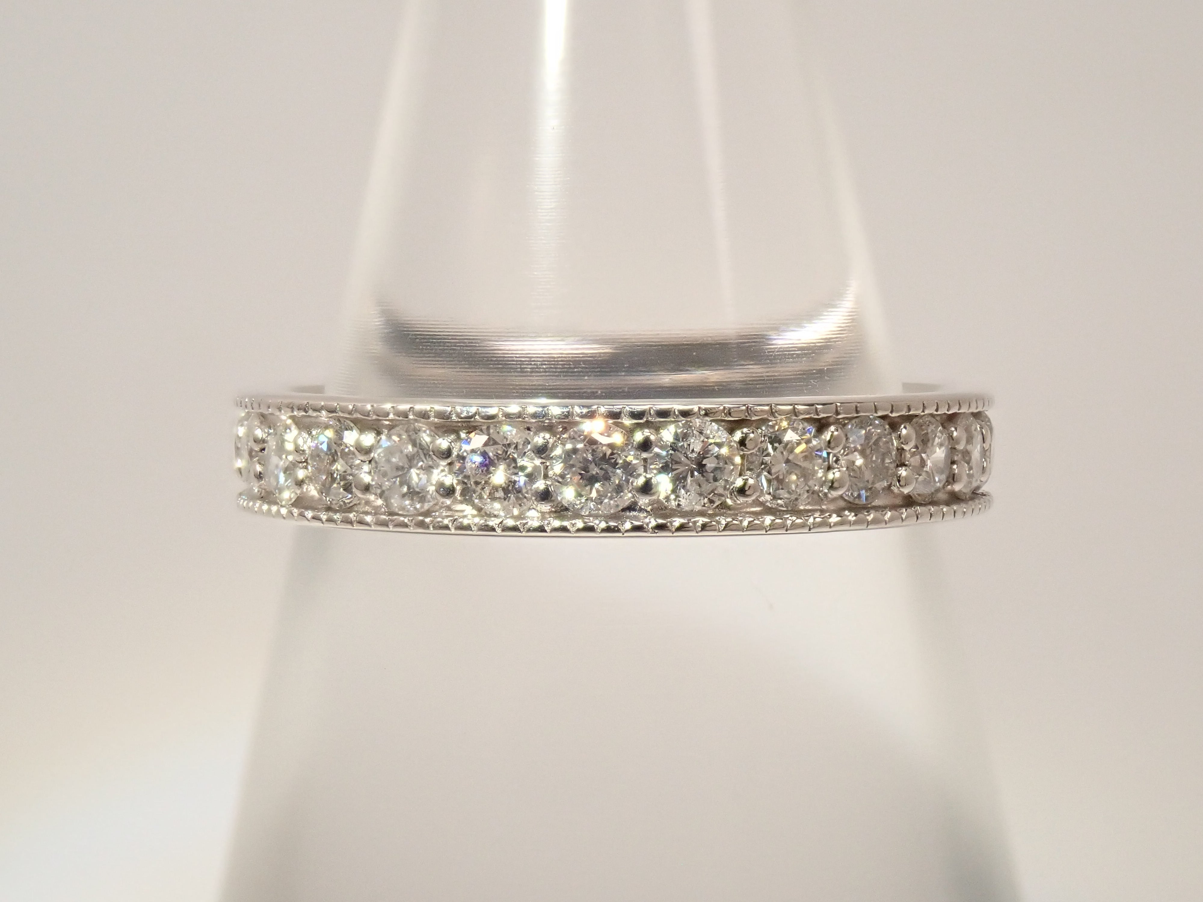 【22602617掲載】K18WG ダイヤモンド 0.5ct リング