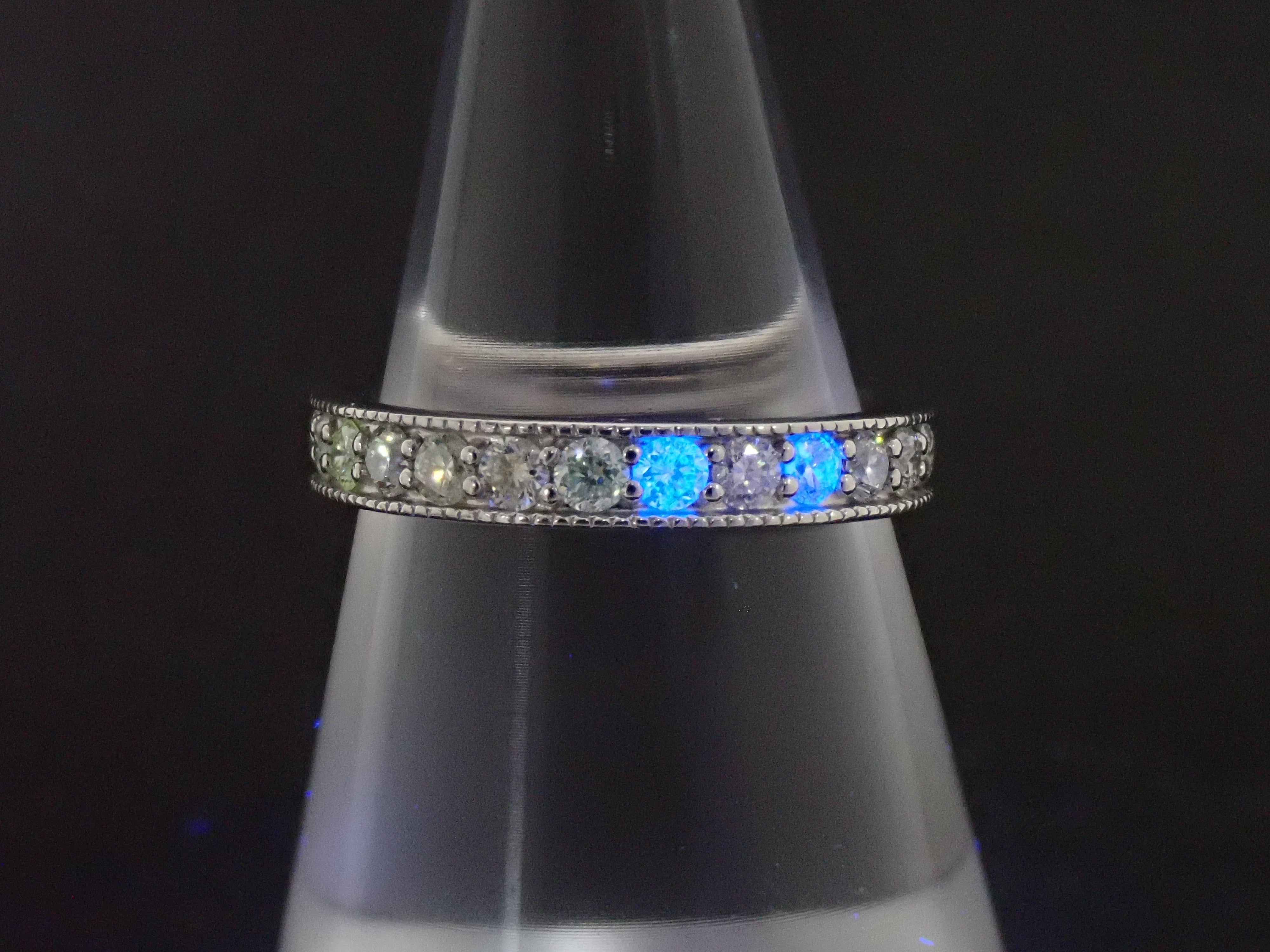 【22602617掲載】K18WG ダイヤモンド 0.5ct リング