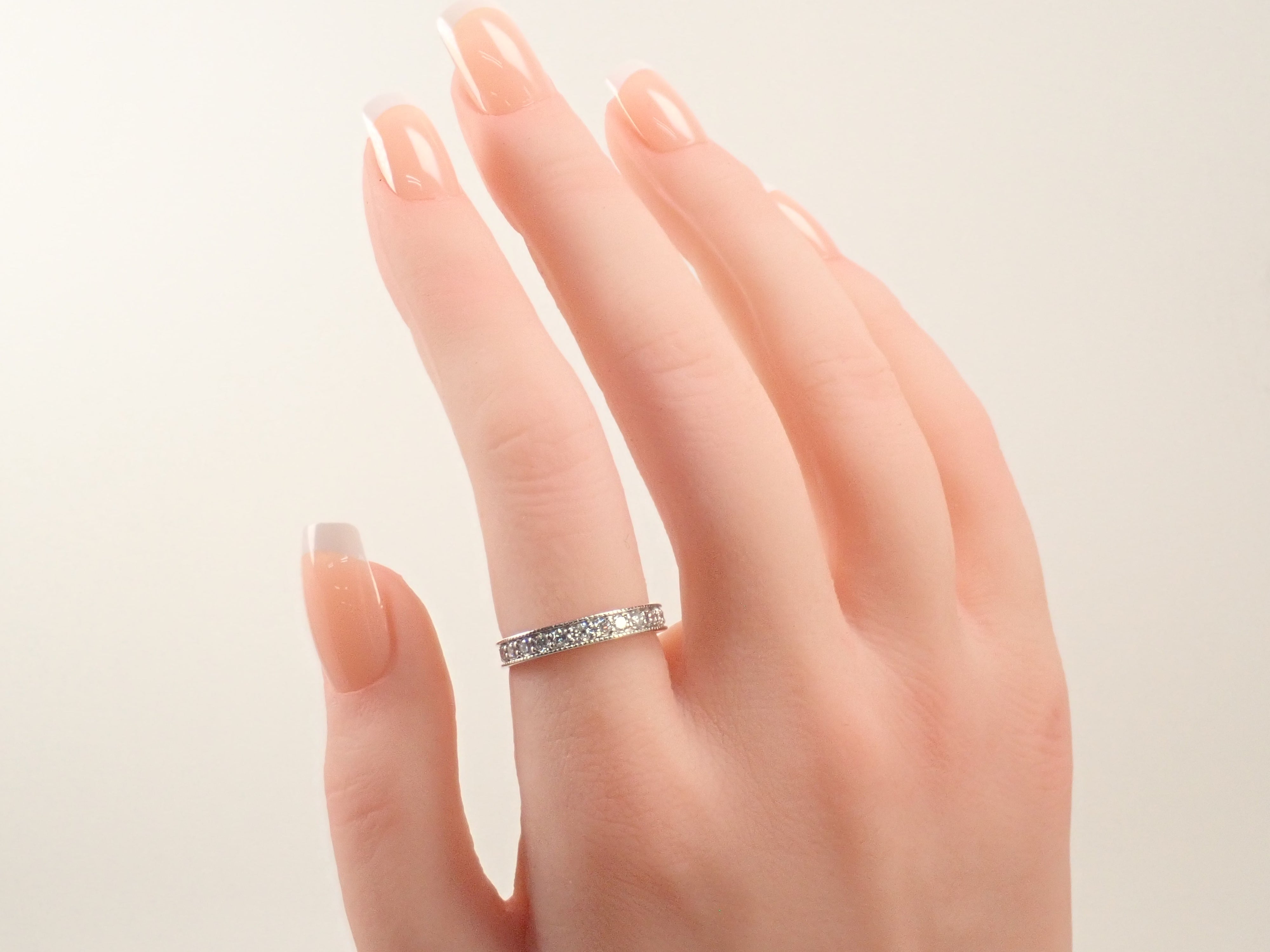 K18WG ダイヤモンド 0.5ct リング