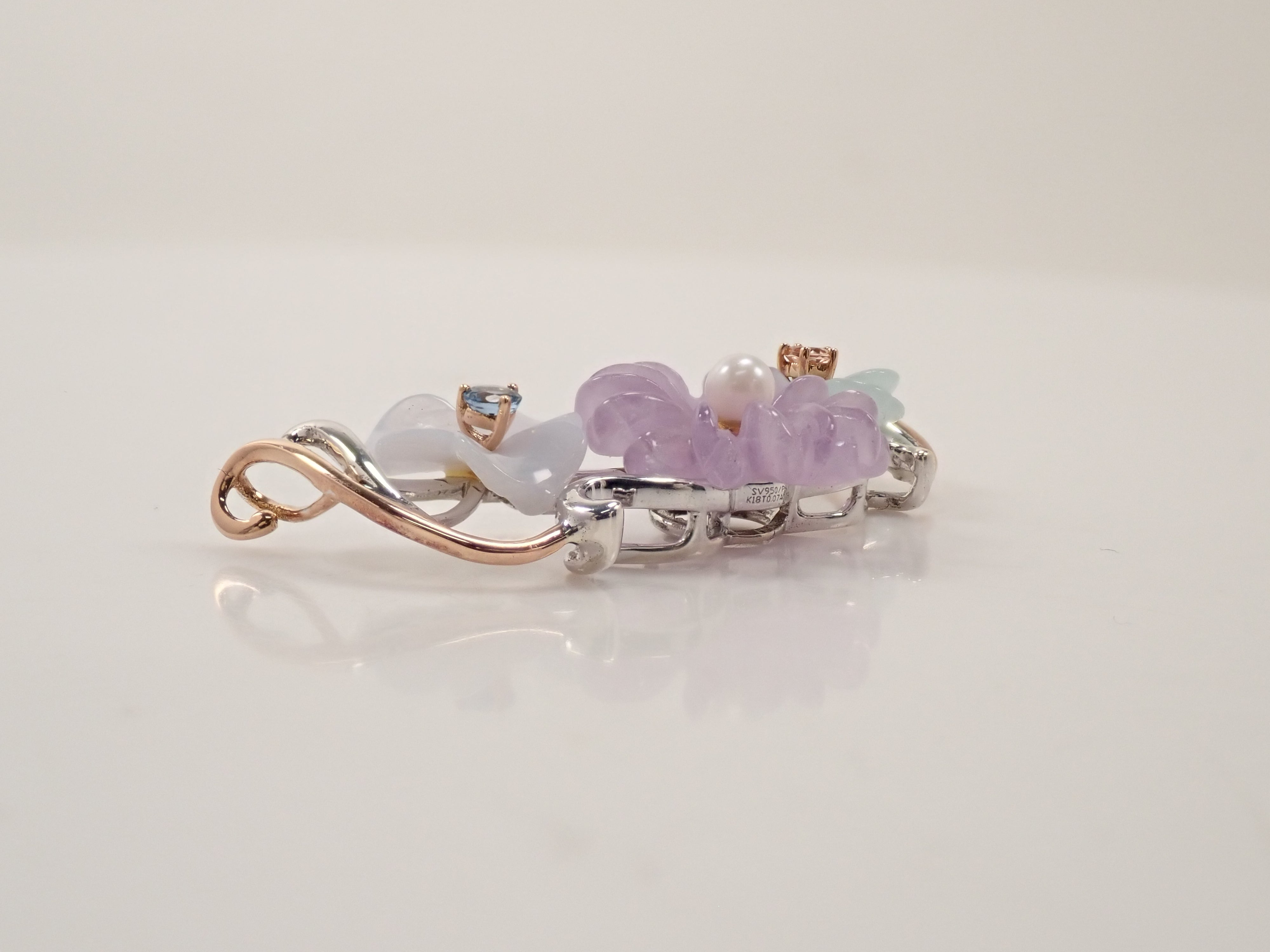 ♢Mode from NYC様♢K18 ラベンダーアメシスト チャーム Colorful】K18/SILVER/Pd Amethyst Pendant Top