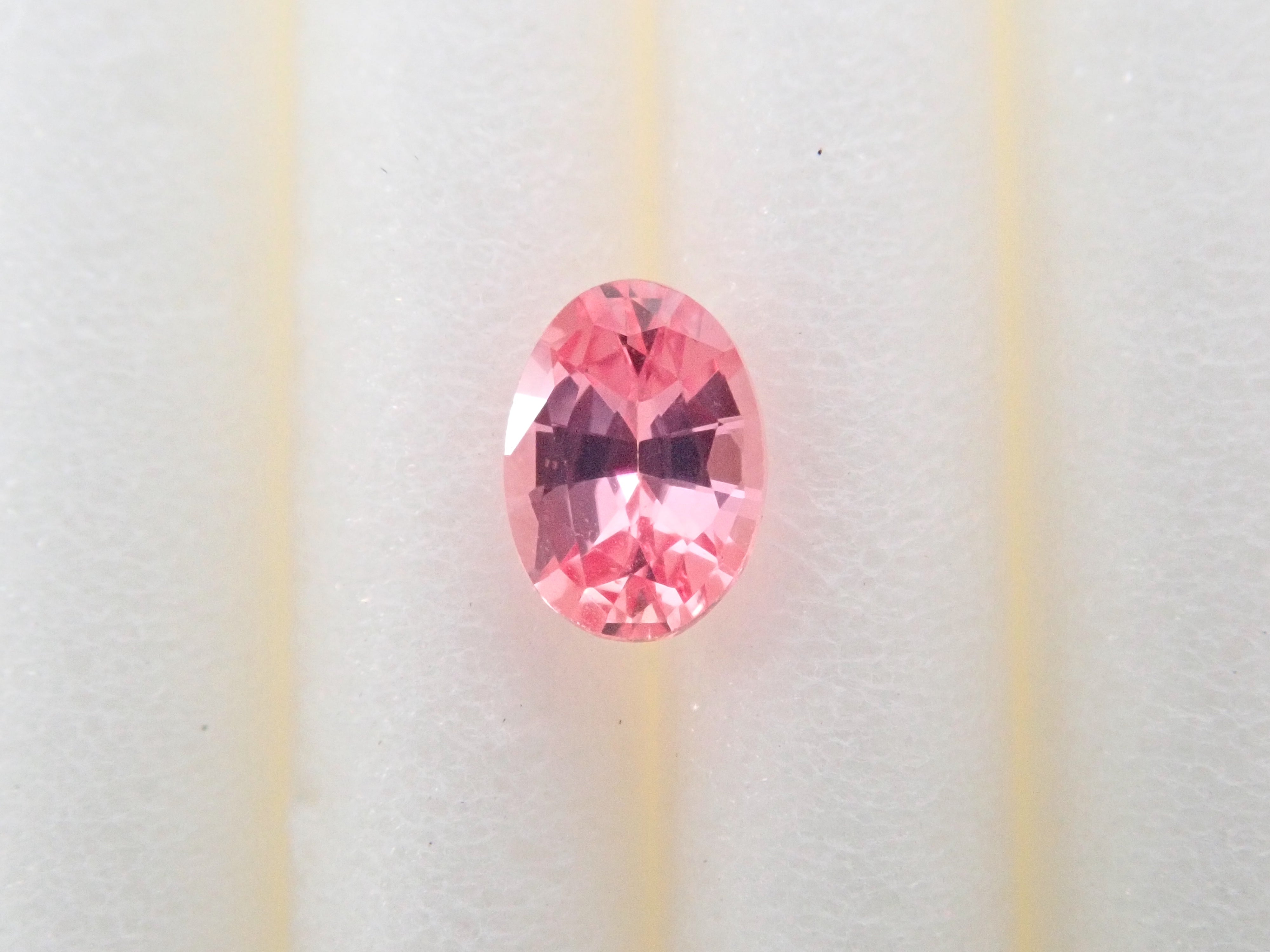 Padparadscha sapphire 0.166ct loose Nichihokan