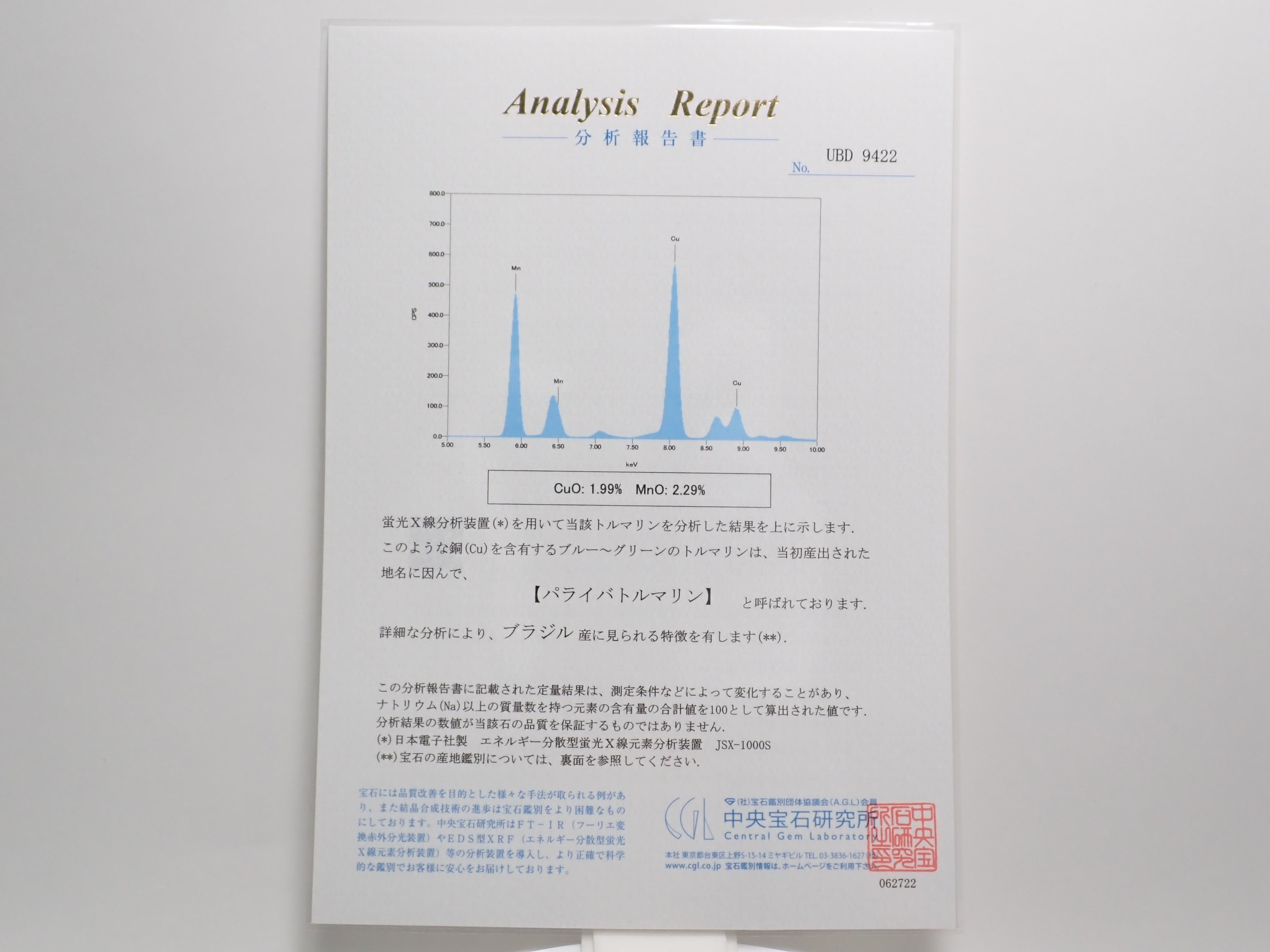 グリーンゾイサイト 3.617ctルース