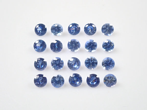 藍錐石 1 石（圓形切割，2.0mm）《可多次購買優惠》