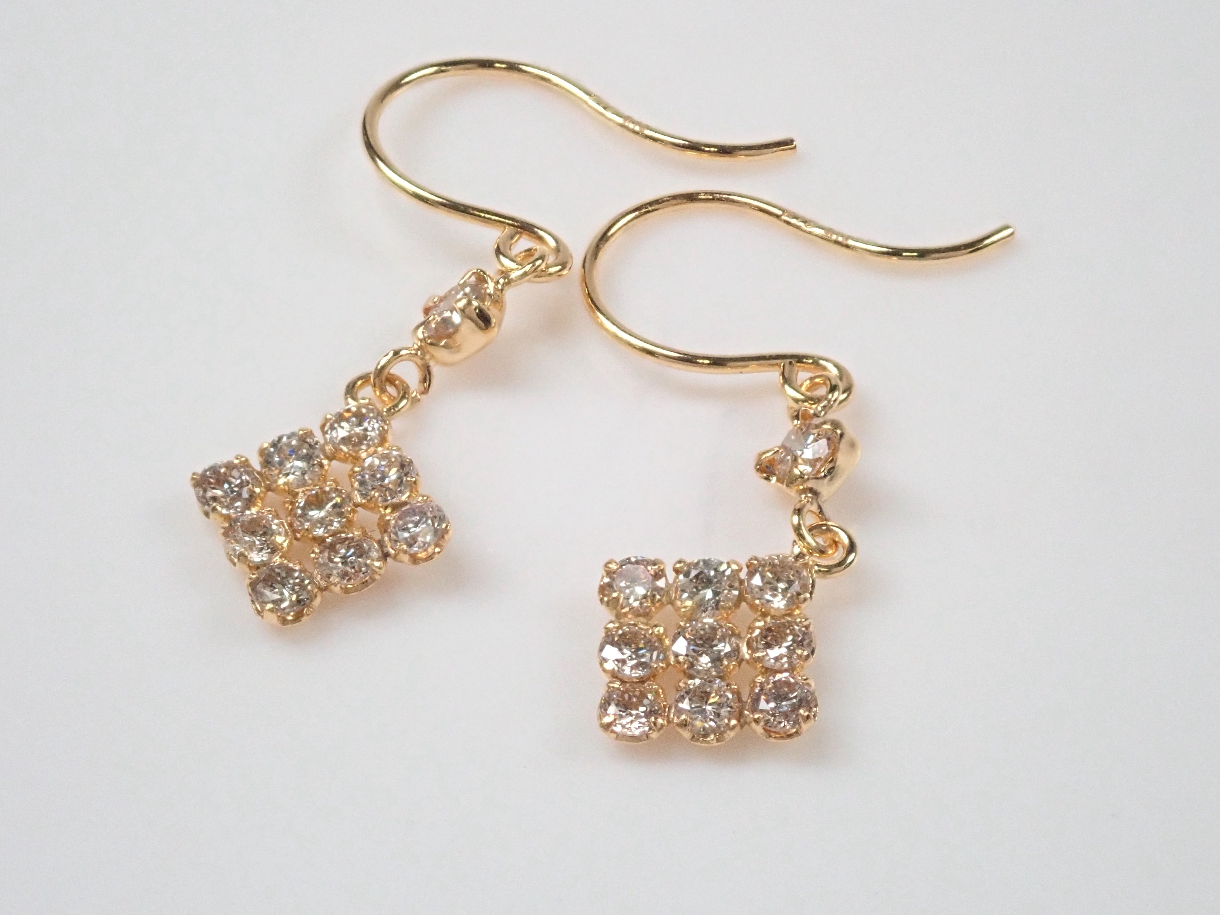 K18ダイヤモンド0.15ct 0.15ct ピアス