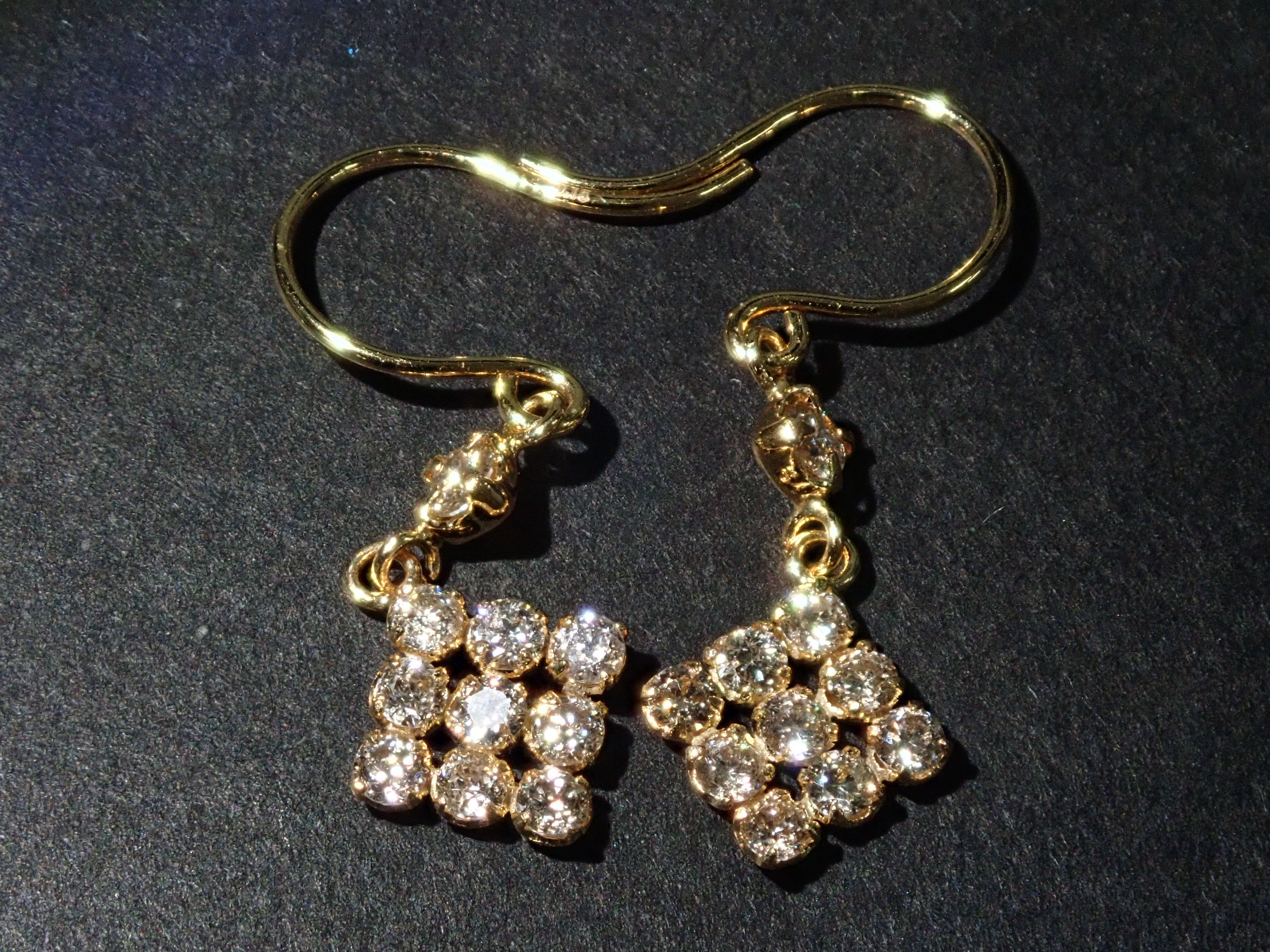 K18ダイヤモンド0.15ct 0.15ct ピアス