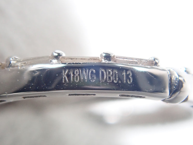 K18WGダイヤモンド0.13ct 0.13ct ピアス