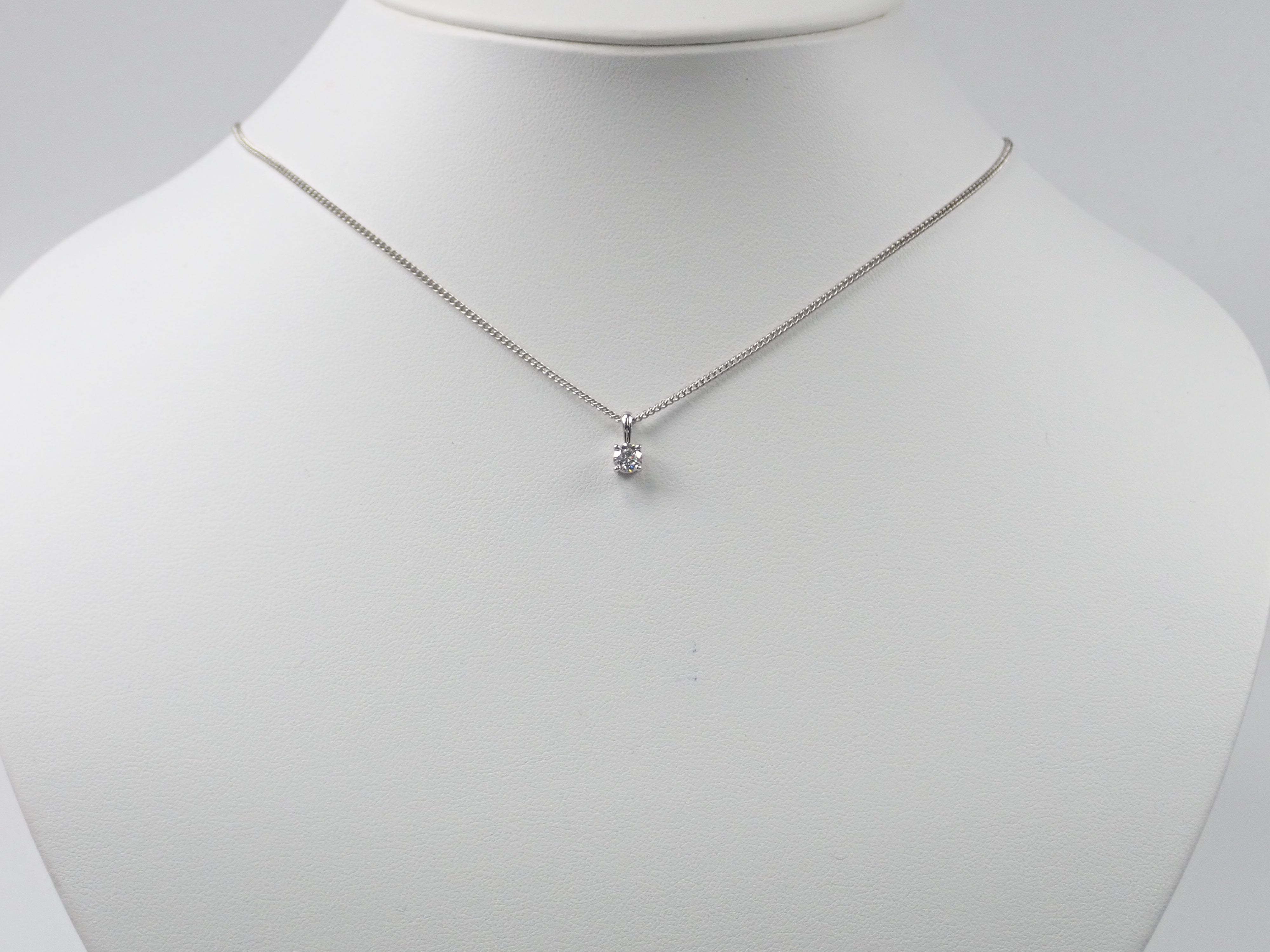 Pt950インターナリフローレスダイヤモンド（D／IF／3EX）0.25ct ペンダントトップ（ネックレストップ）GIA