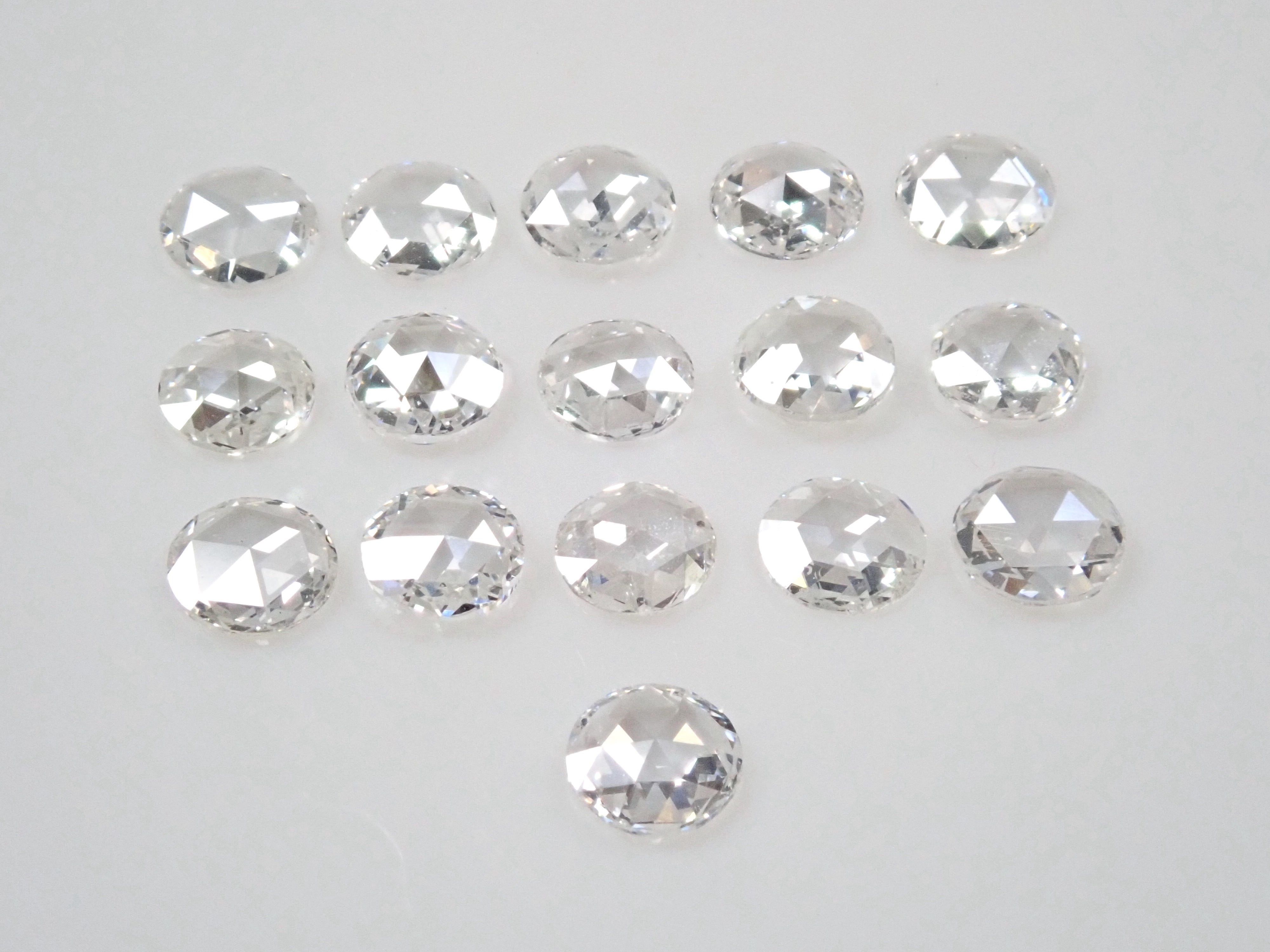 1 rose cut diamond (VS-SI class equivalent, 3.0mm)《Multiple purchase discount available》