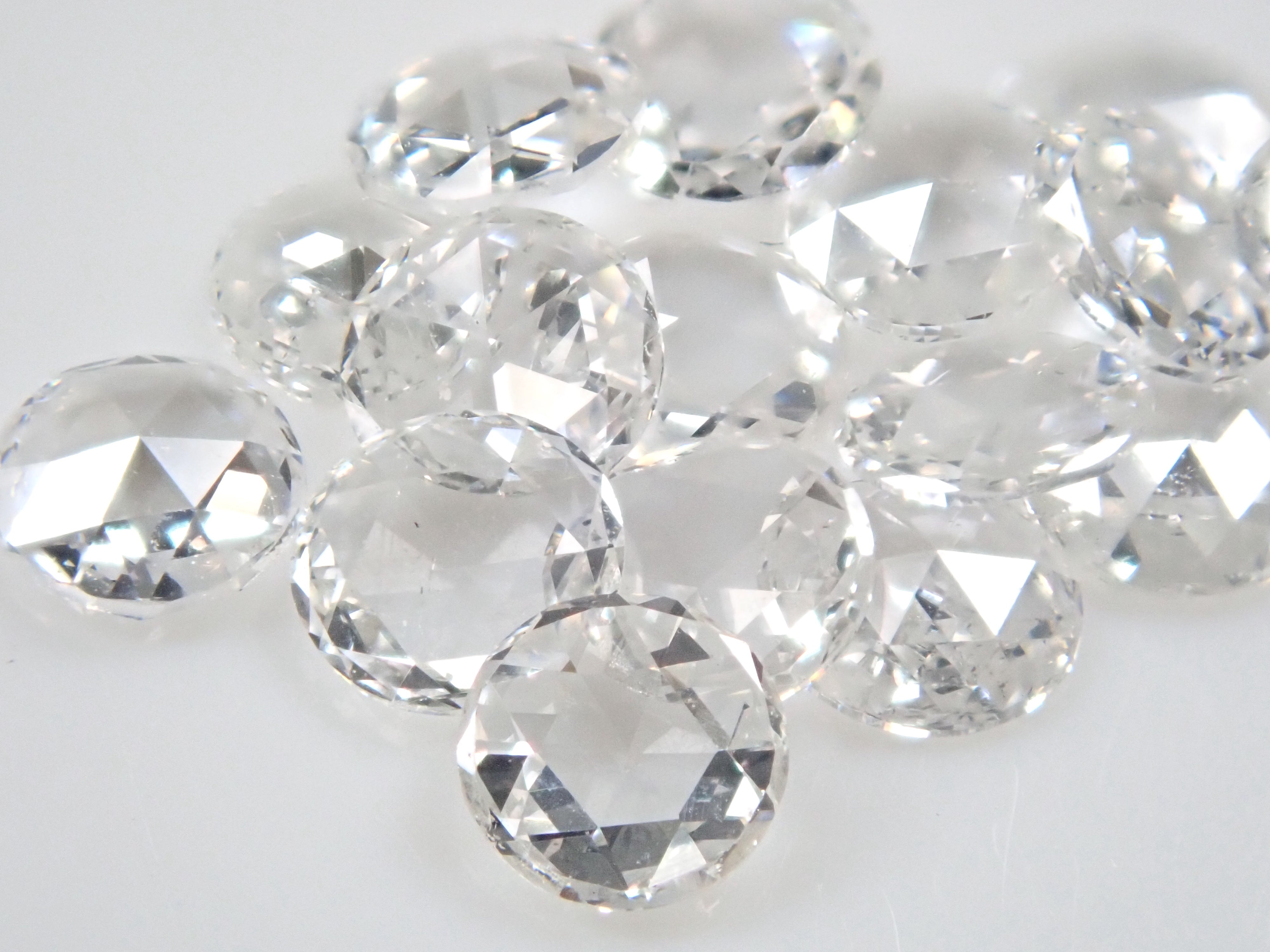 Rose cut diamond 1.2mm x 1 stone (VS-SI class, DH color, melee diamonds) {Multiple purchase discounts available}