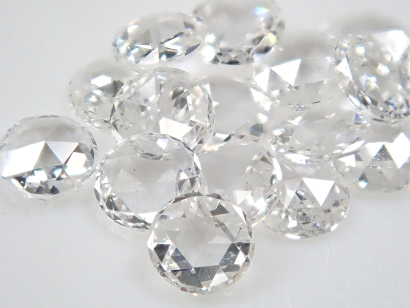 Rose cut diamond 1.2mm x 1 stone (VS-SI class, DH color, melee diamonds) {Multiple purchase discounts available}