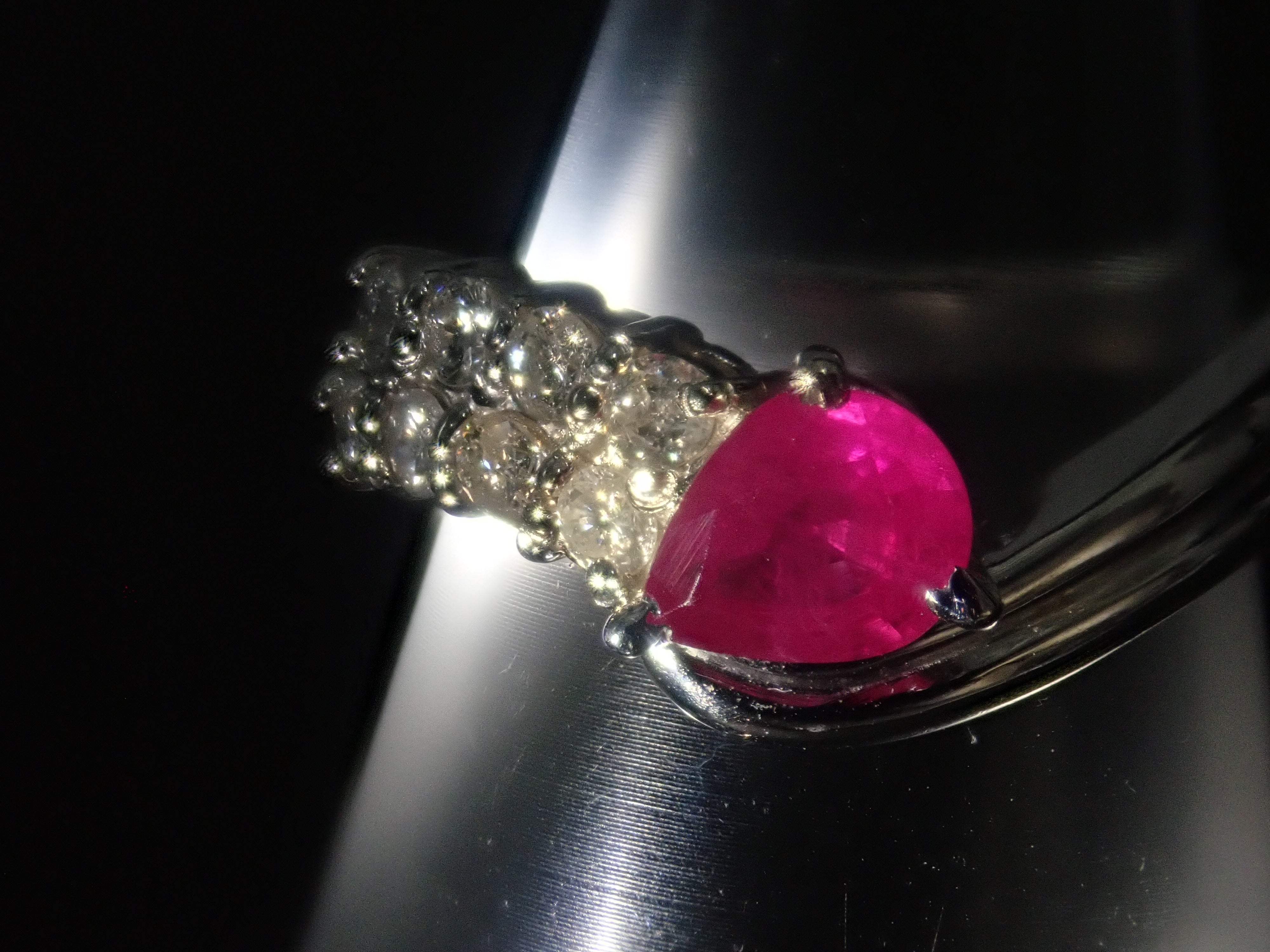 【22602645掲載】【カラフリ】Pt900 ルビー 0.6ct リング