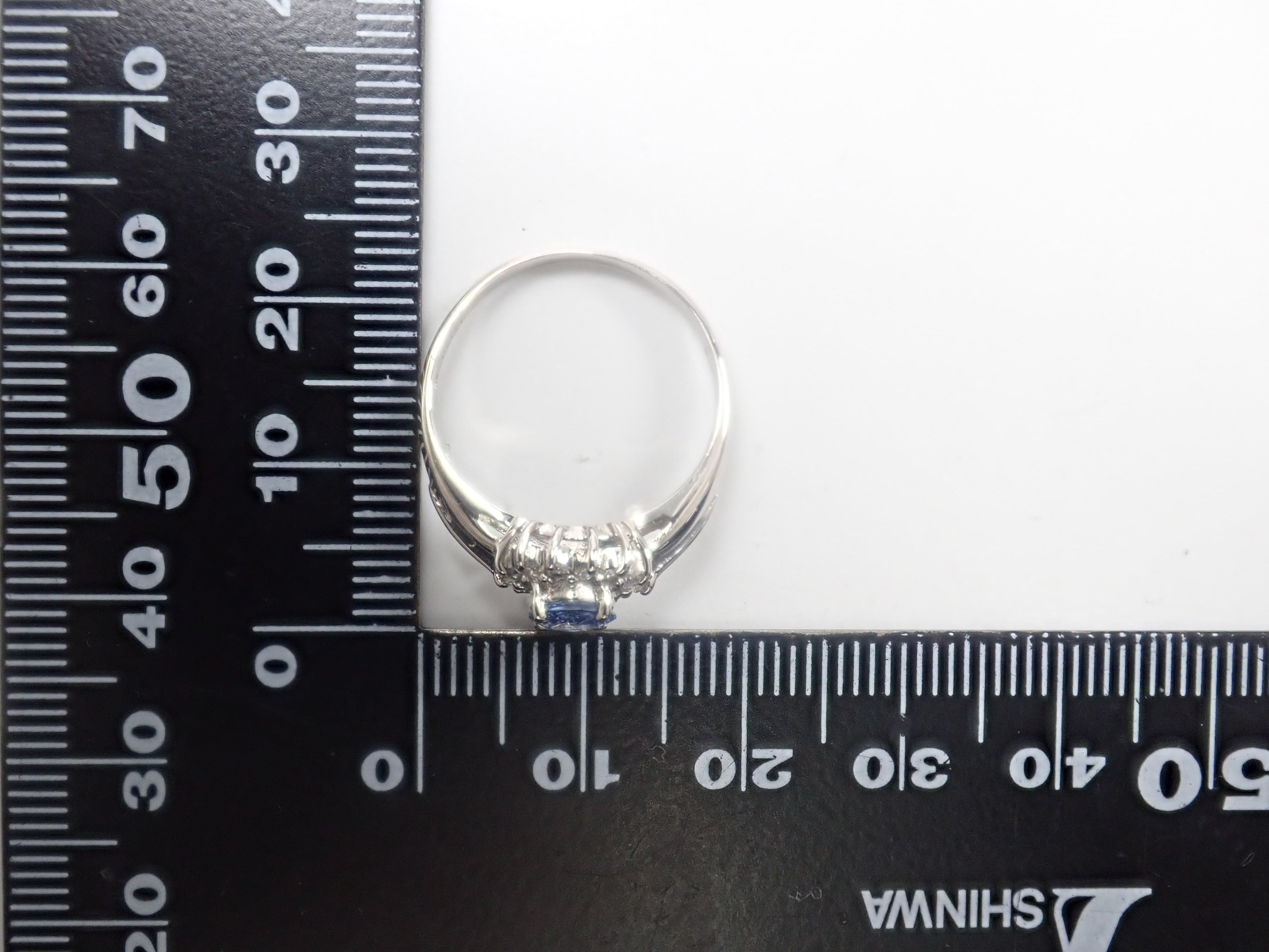 [22602646 listed] [Karafuri] Pt850 Blue Sapphire 0.66ct Ring