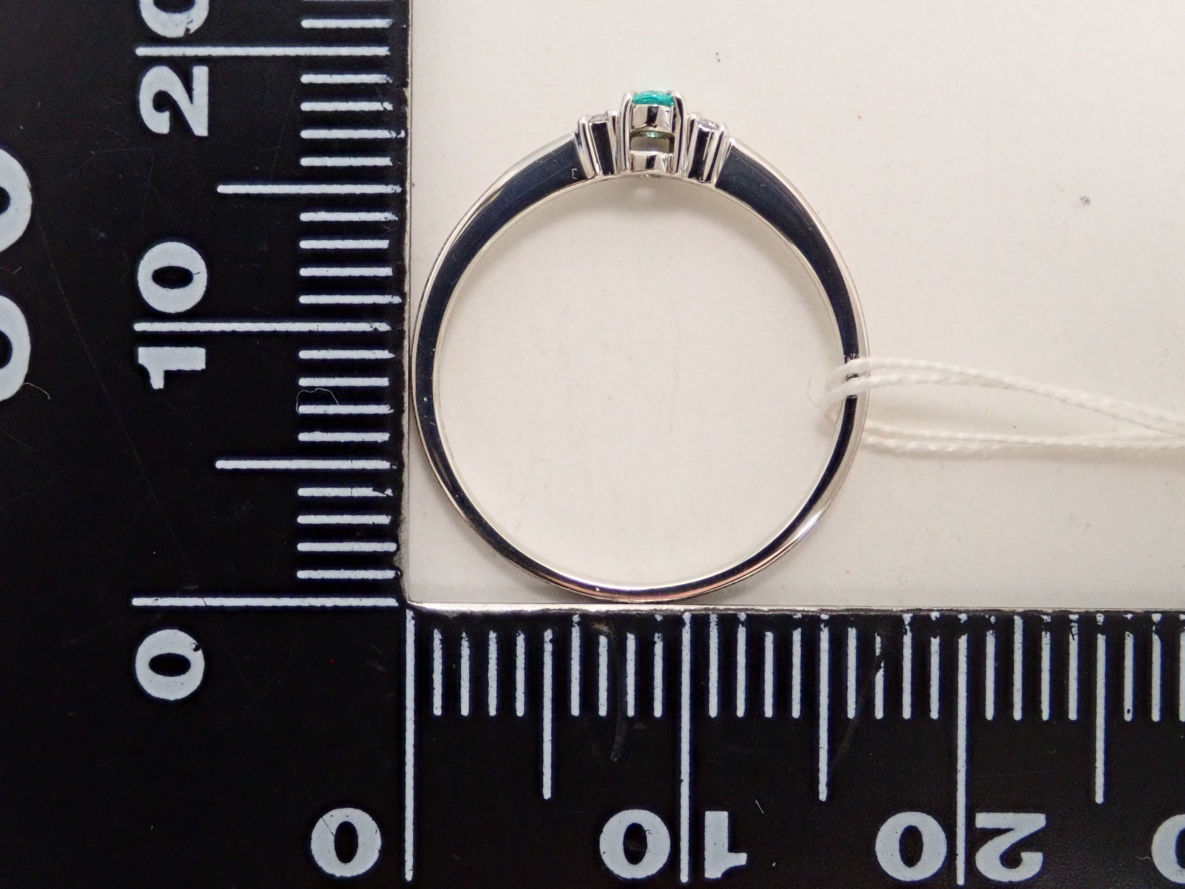 【22602591掲載】Pt950 ブラジル産パライバトルマリン 0.043ct リング