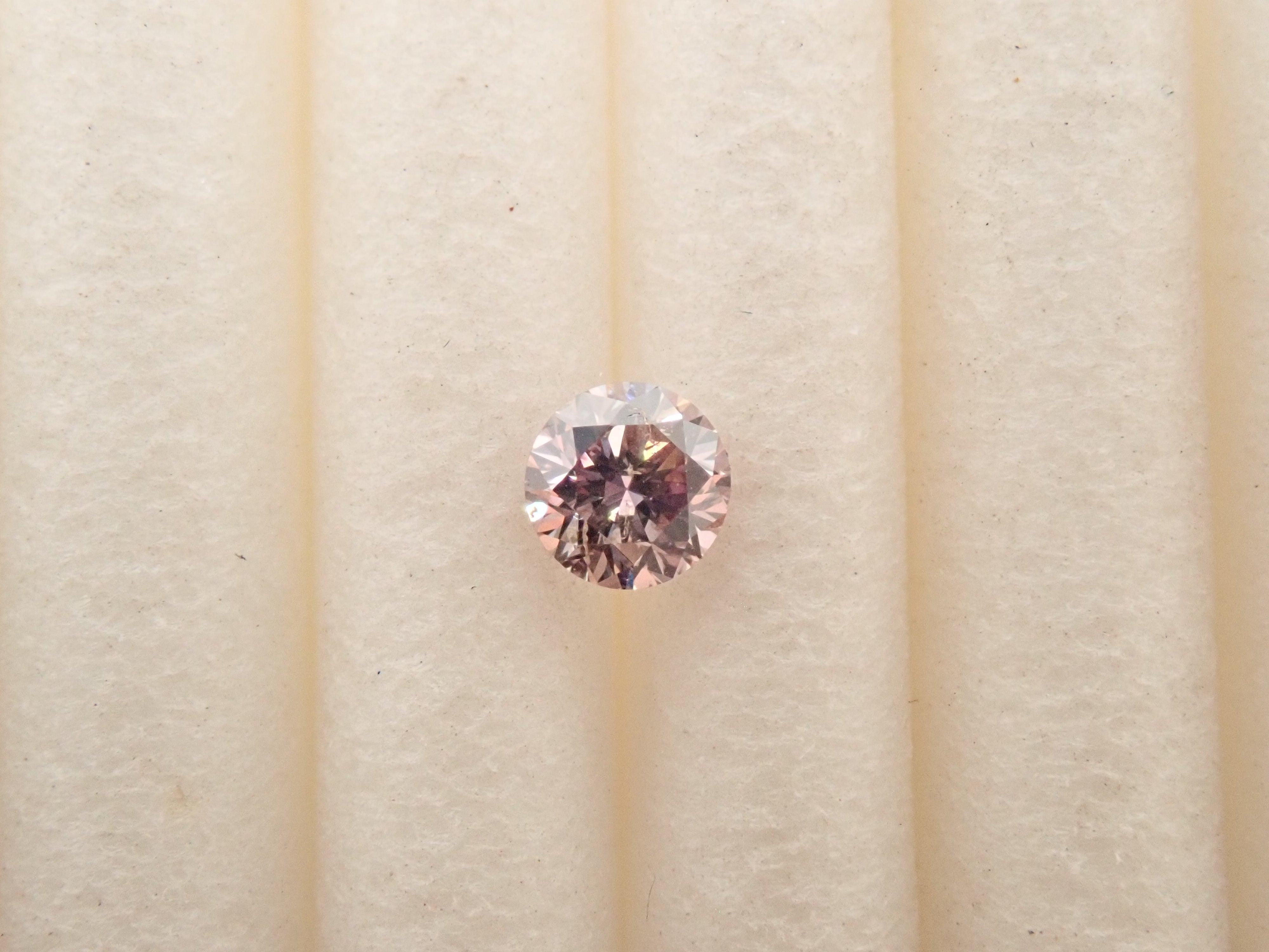 [Item 32501942] Pink Diamond 0.100ct Loose (FANCY BRONISH PINK, SI2)