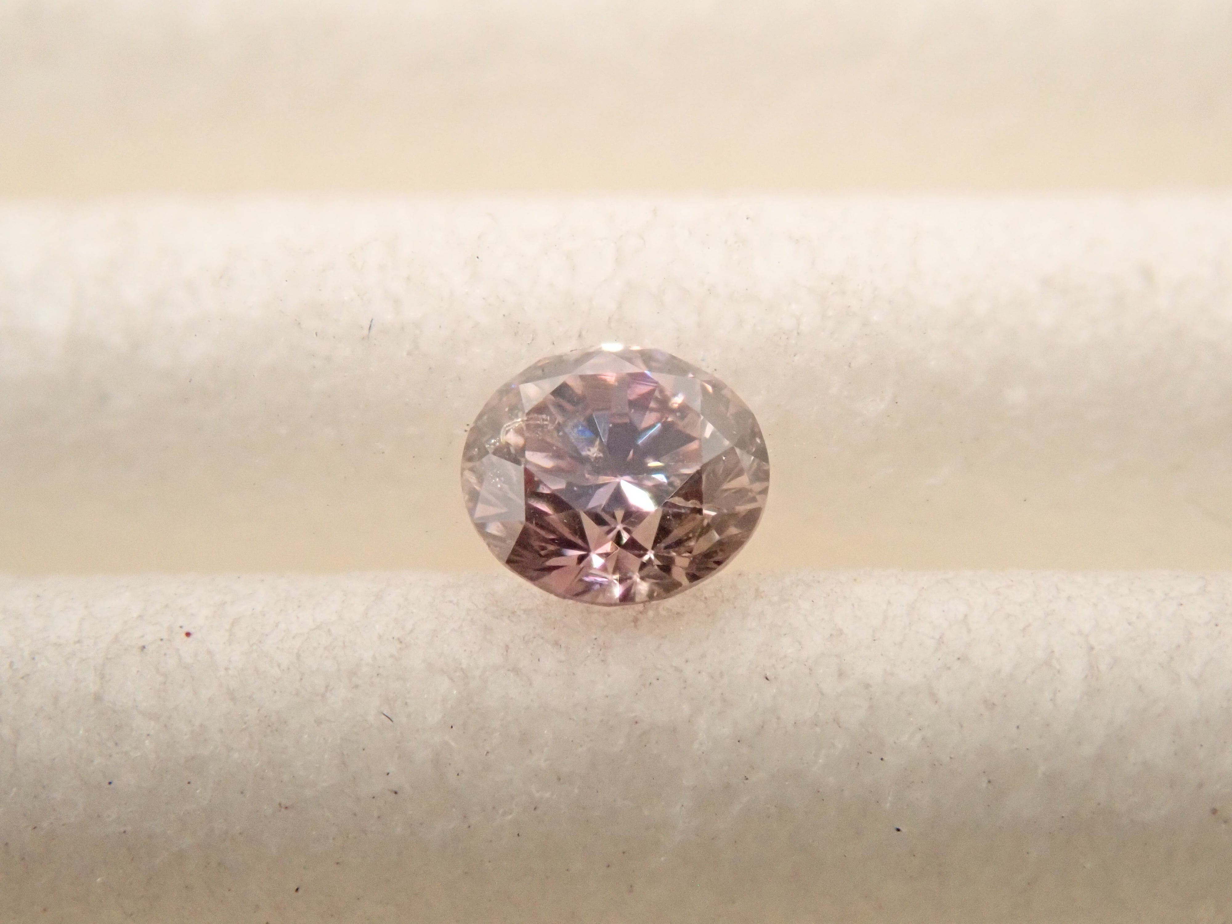 [Item 32501942] Pink Diamond 0.100ct Loose (FANCY BRONISH PINK, SI2)