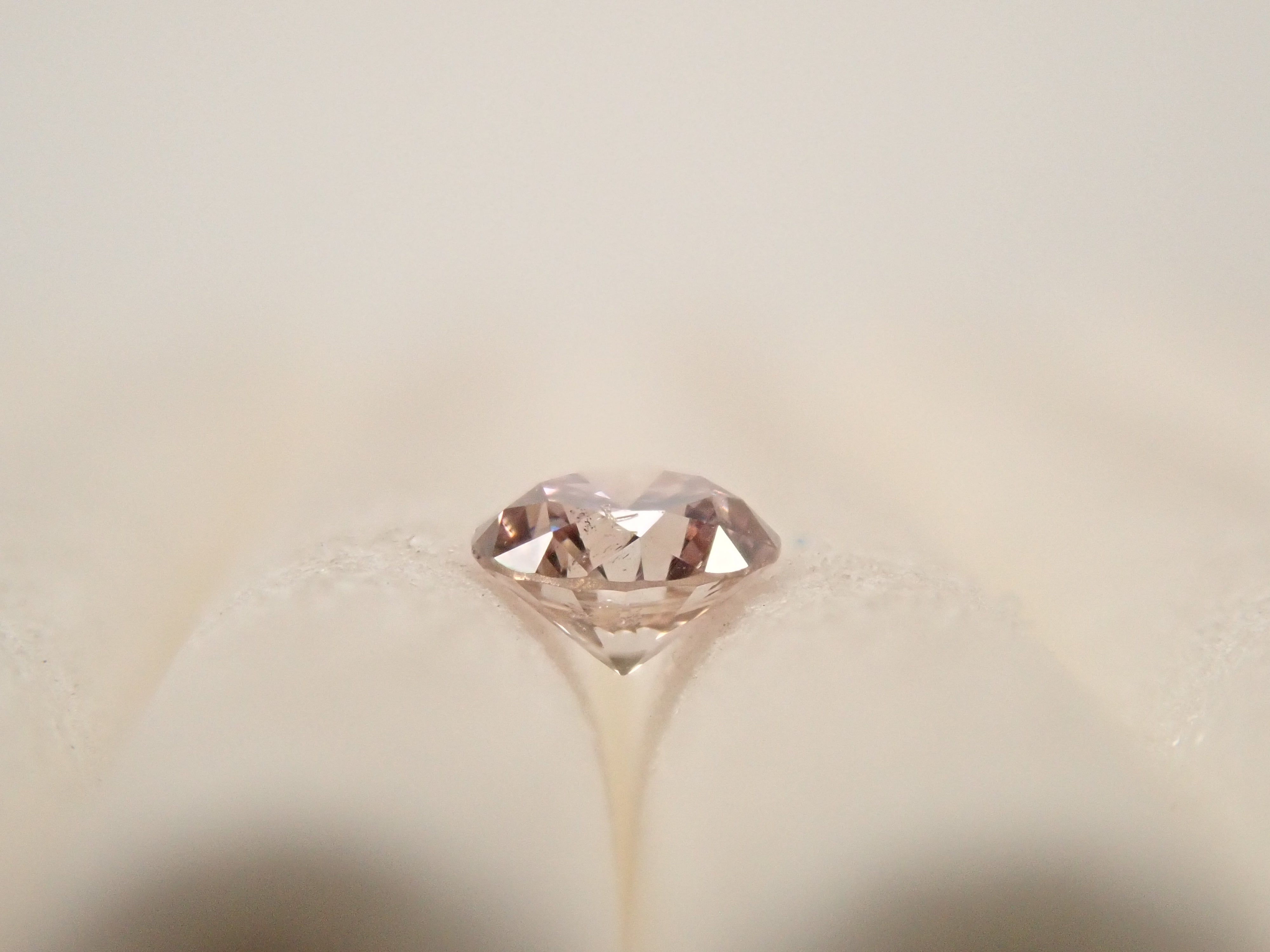 [Item 32501942] Pink Diamond 0.100ct Loose (FANCY BRONISH PINK, SI2)