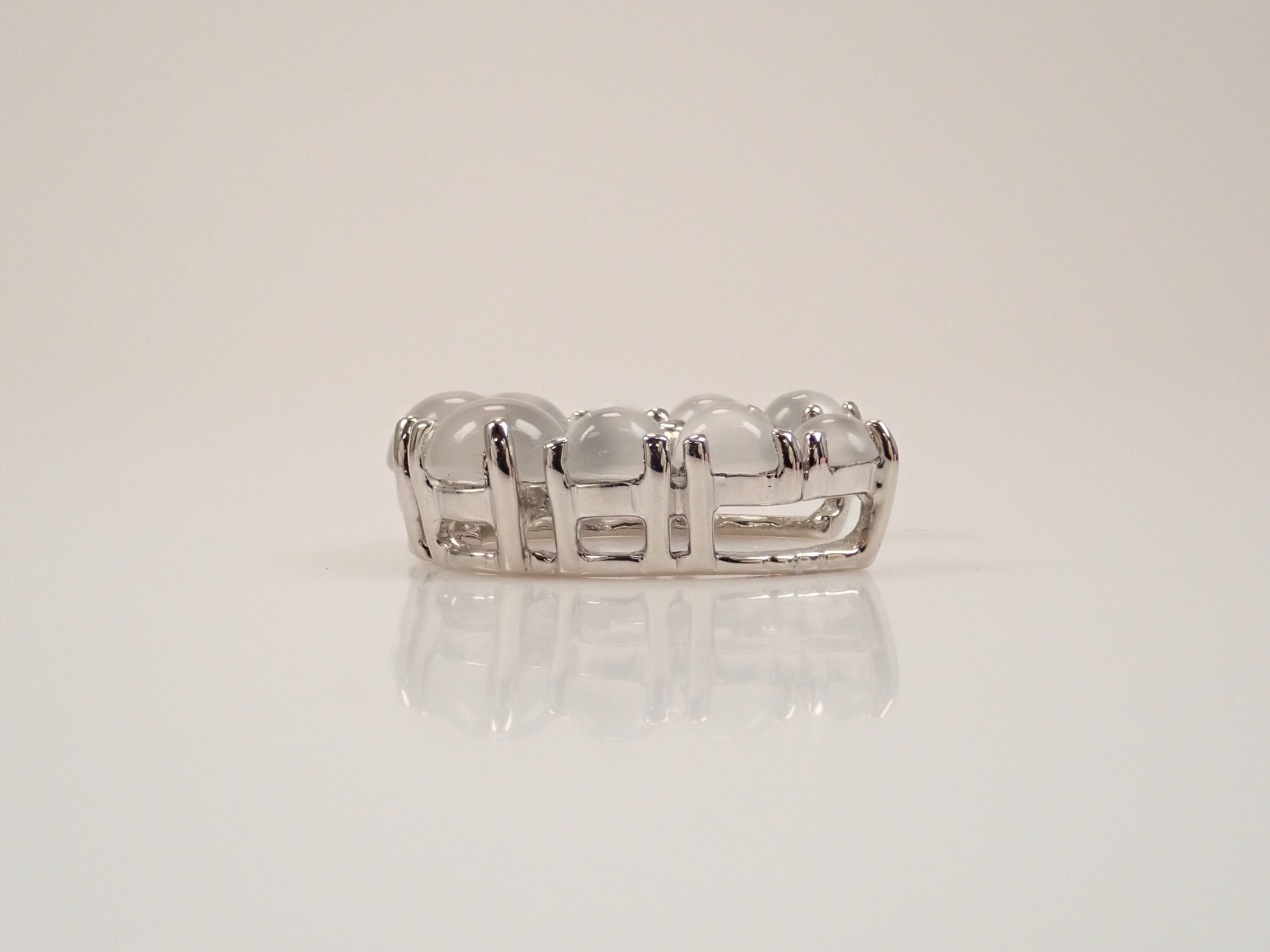 【7/1 22時販売】【カラフリ】Pt950 ムーンストーンキャッツアイ 1.5ct ペンダントトップ（ネックレストップ） 鑑別書