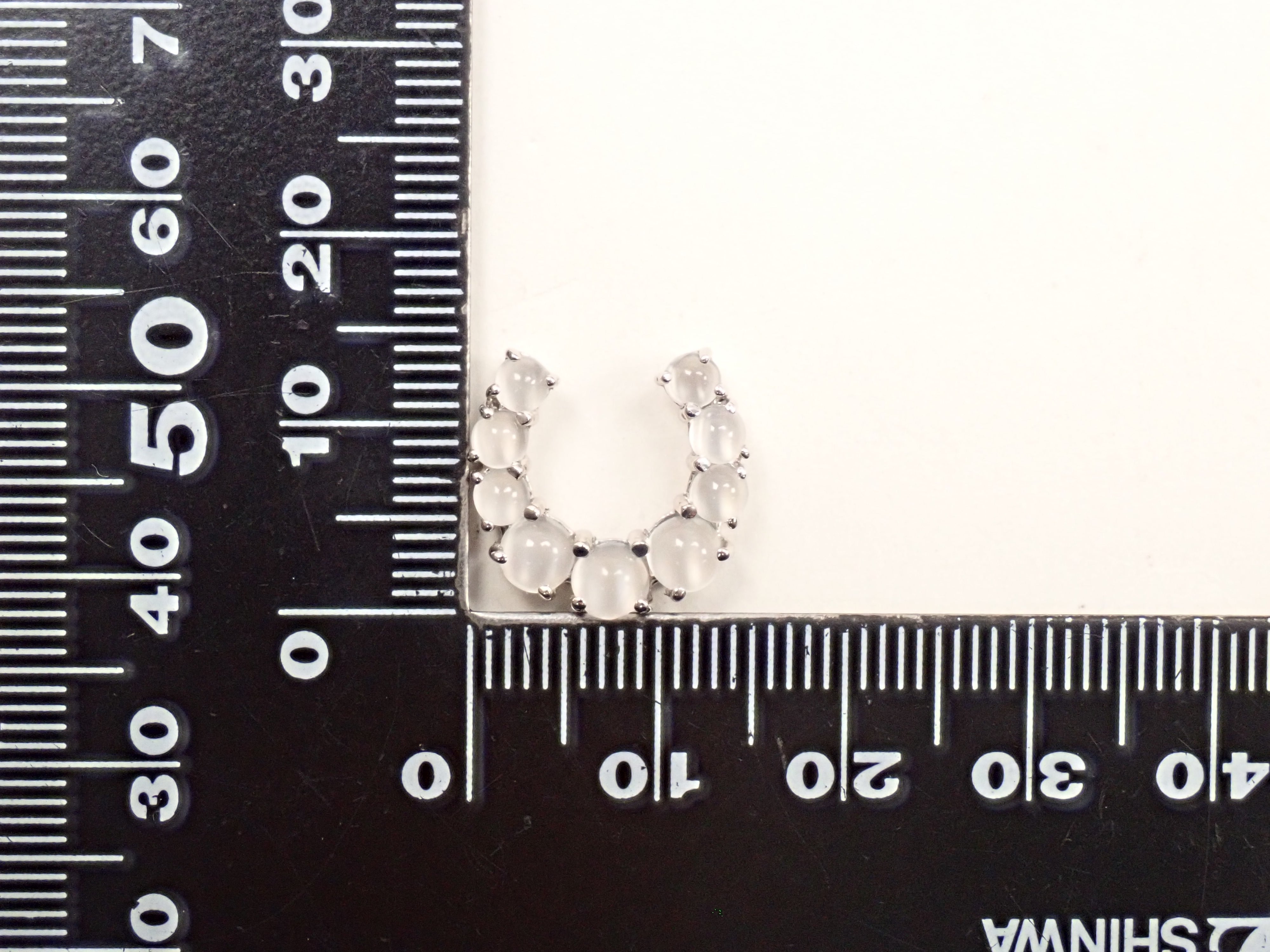 【7/1 22時販売】【カラフリ】Pt950 ムーンストーンキャッツアイ 1.5ct ペンダントトップ（ネックレストップ） 鑑別書