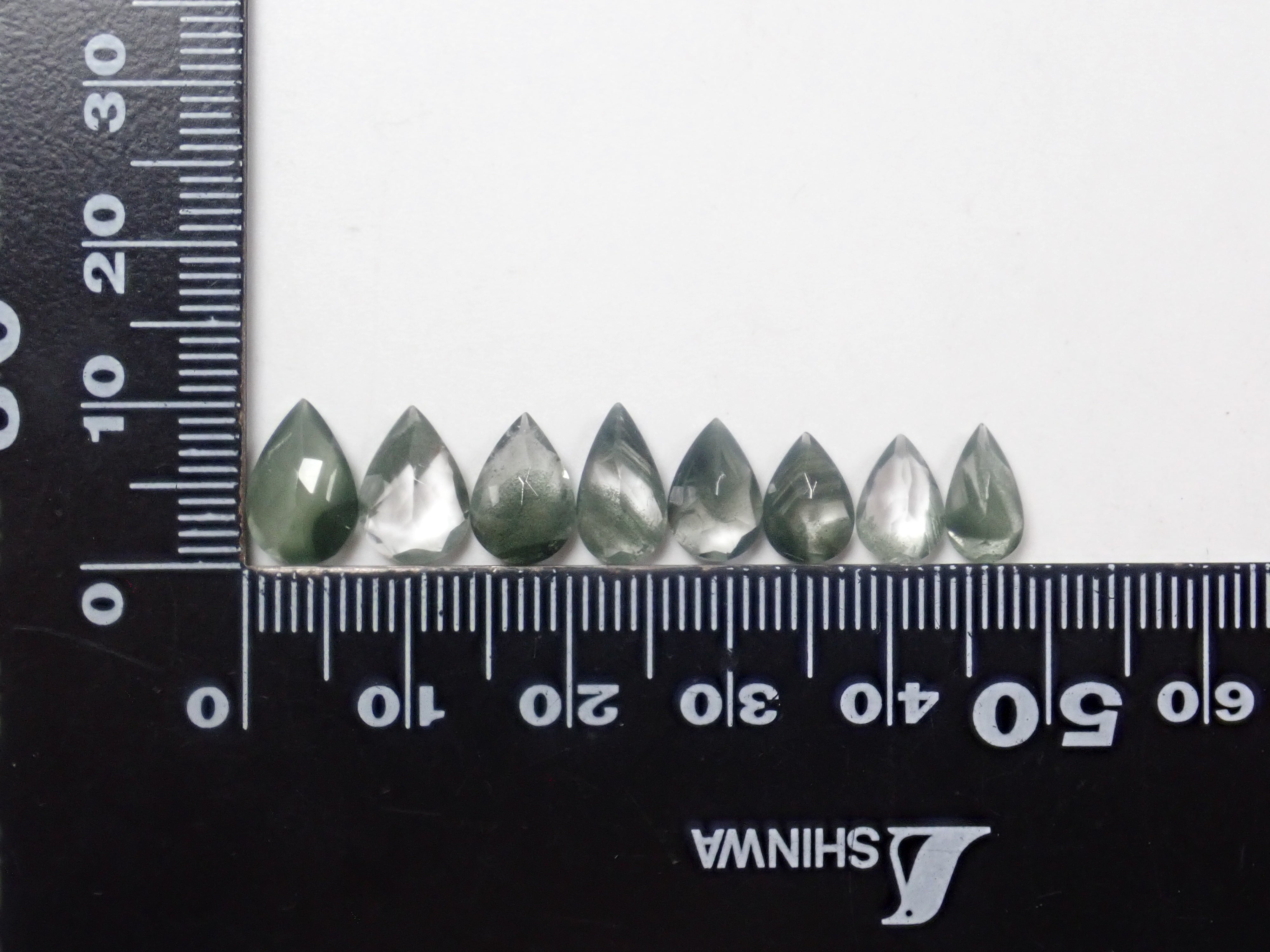 【7/6  22時販売】《限定29石》インド産グリーンファントムクォーツ（平均1.1ct）《複数購入割引有》