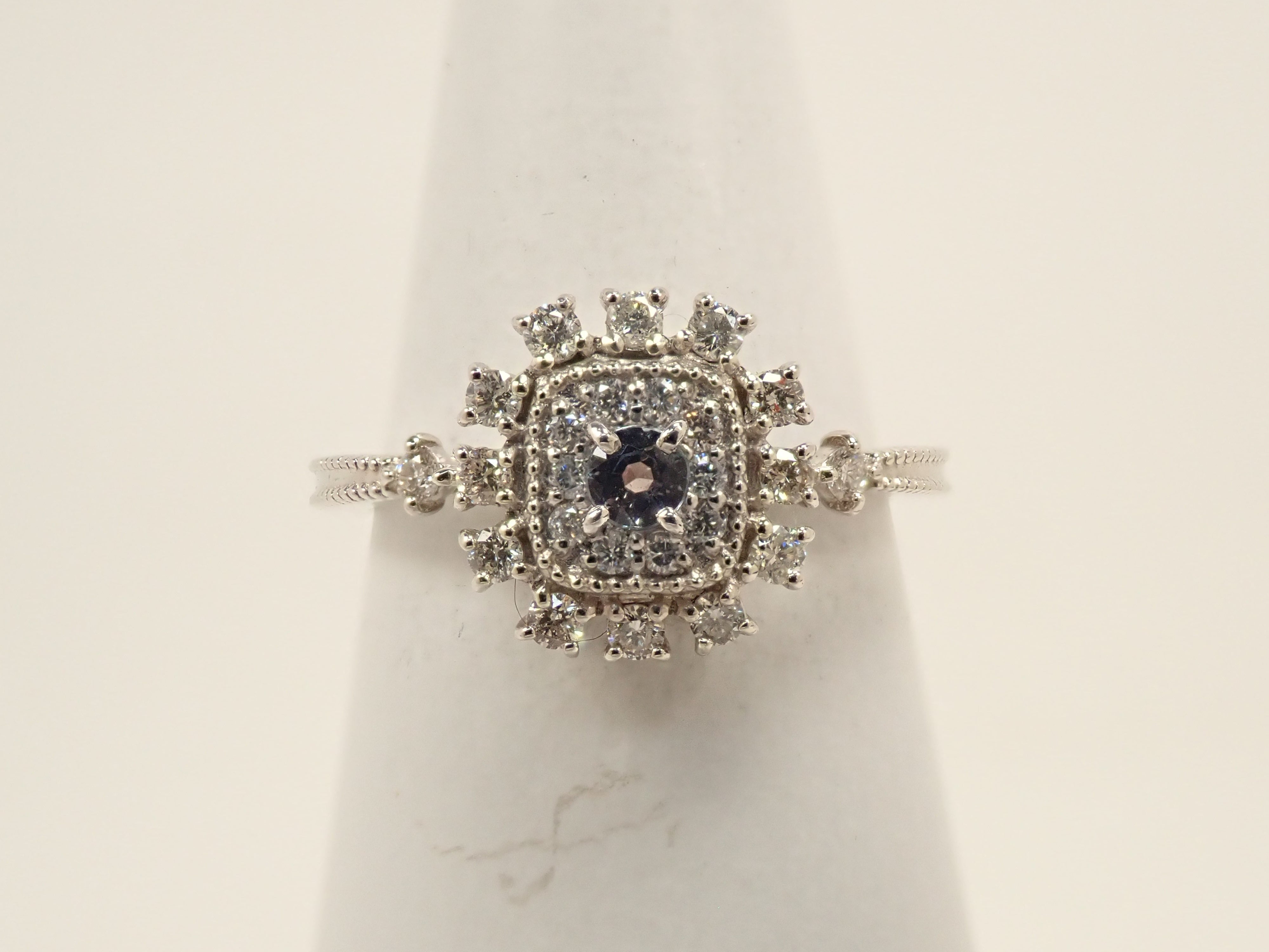[Published 22602658] [Karafuri] Pt950 Alexandrite 0.08ct Ring