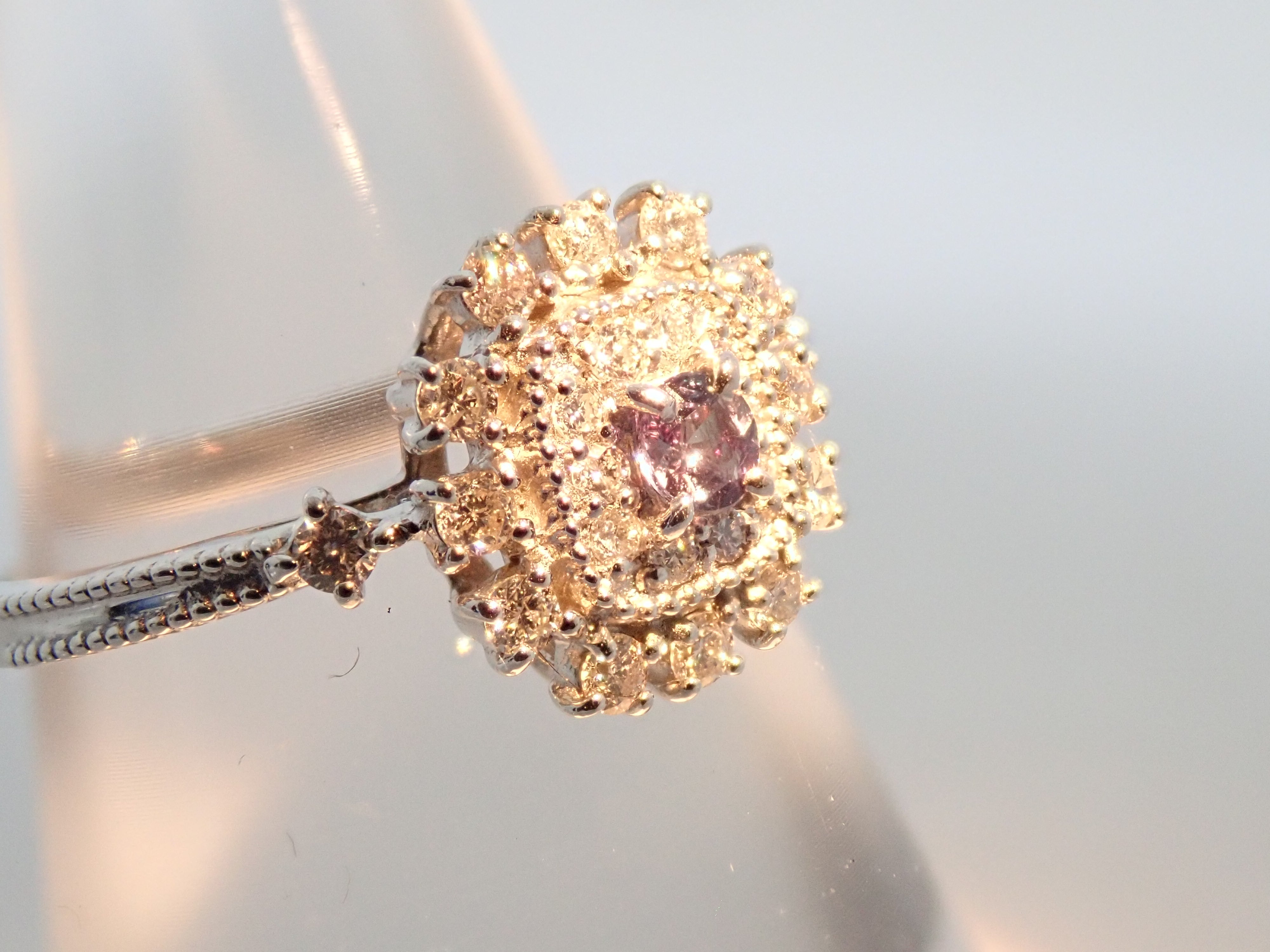 [Published 22602658] [Karafuri] Pt950 Alexandrite 0.08ct Ring