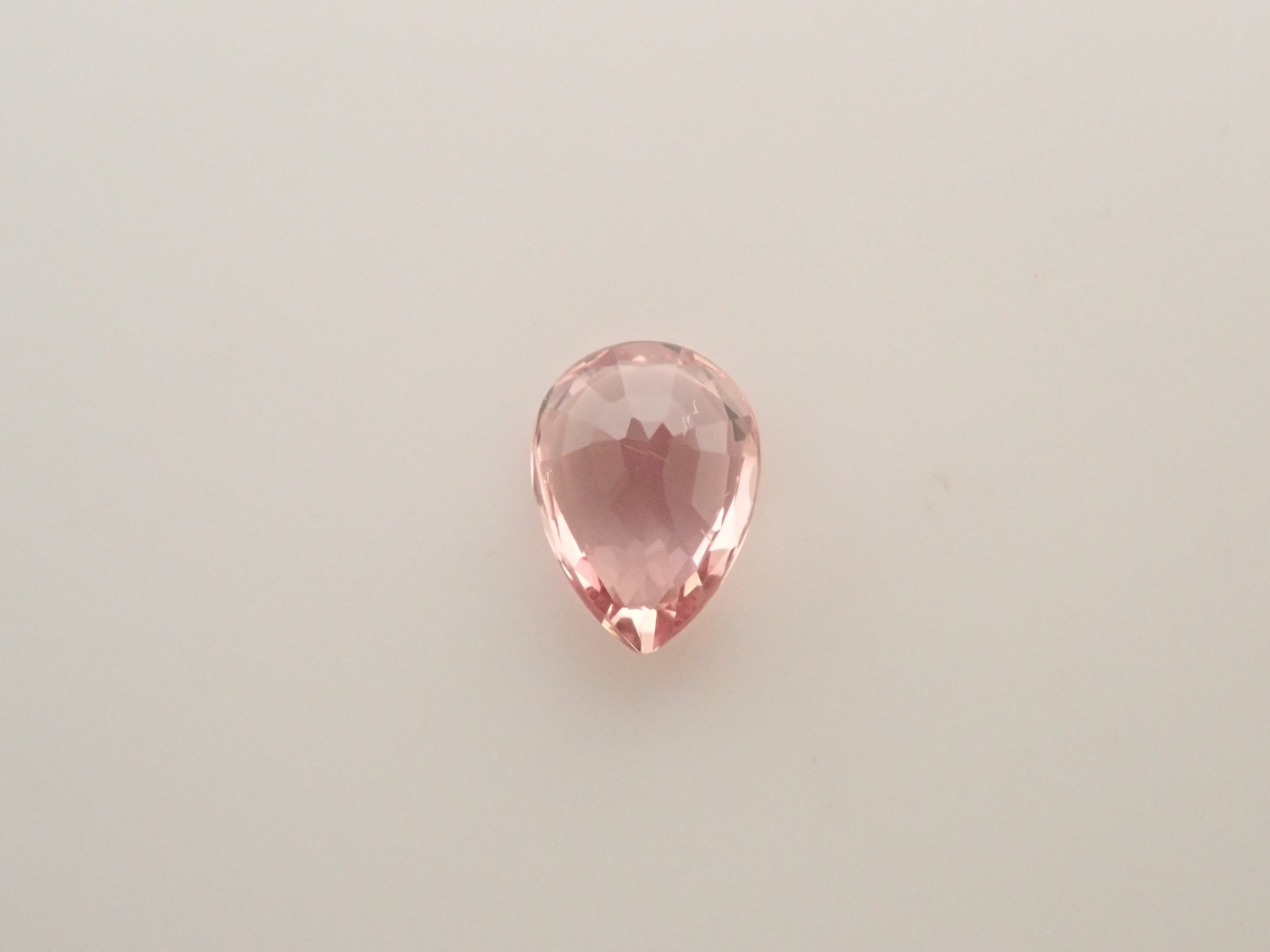 マダガスカル産パパラチアサファイア 0.186ctルース  中宝鑑