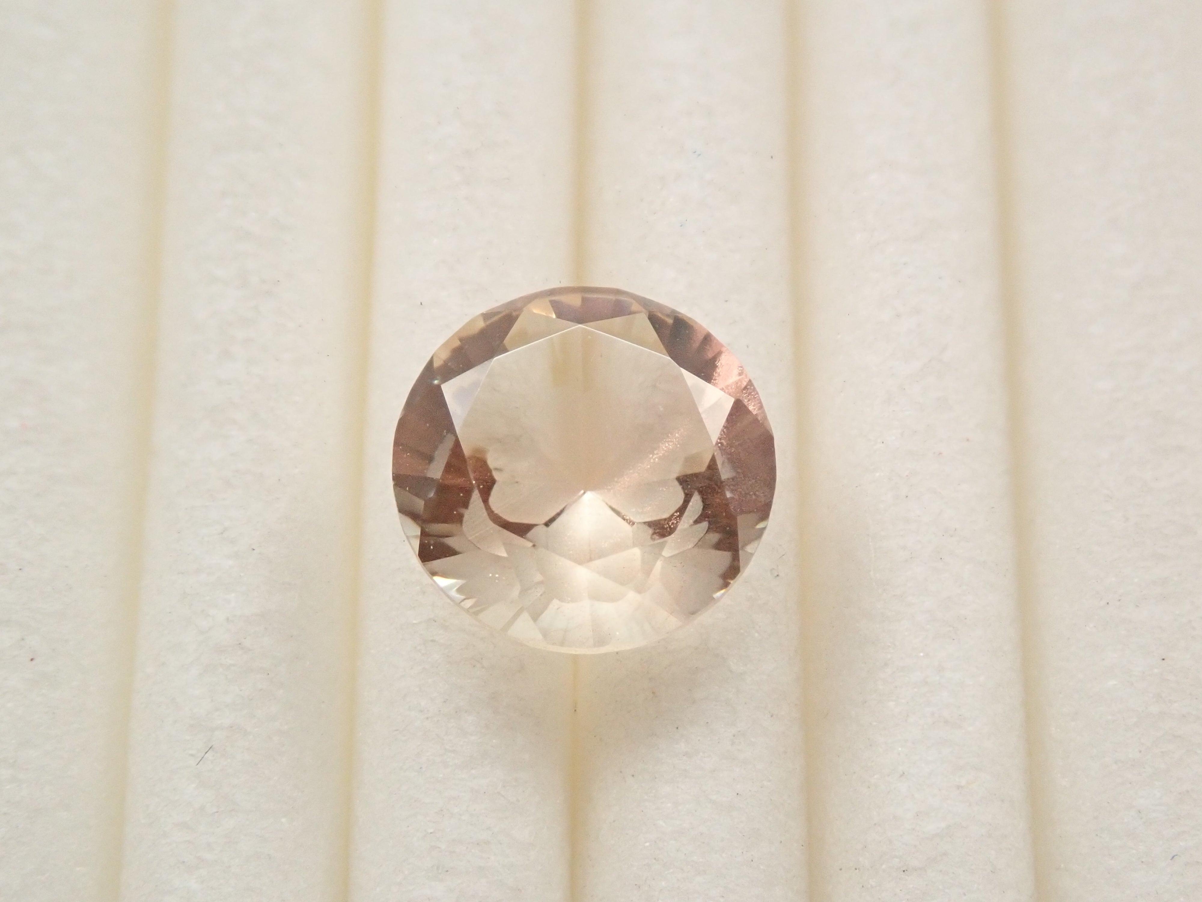 【クローバーインカット】オレゴンサンストーン 7mm/1.092ct《コラボ》ルース ワッペン