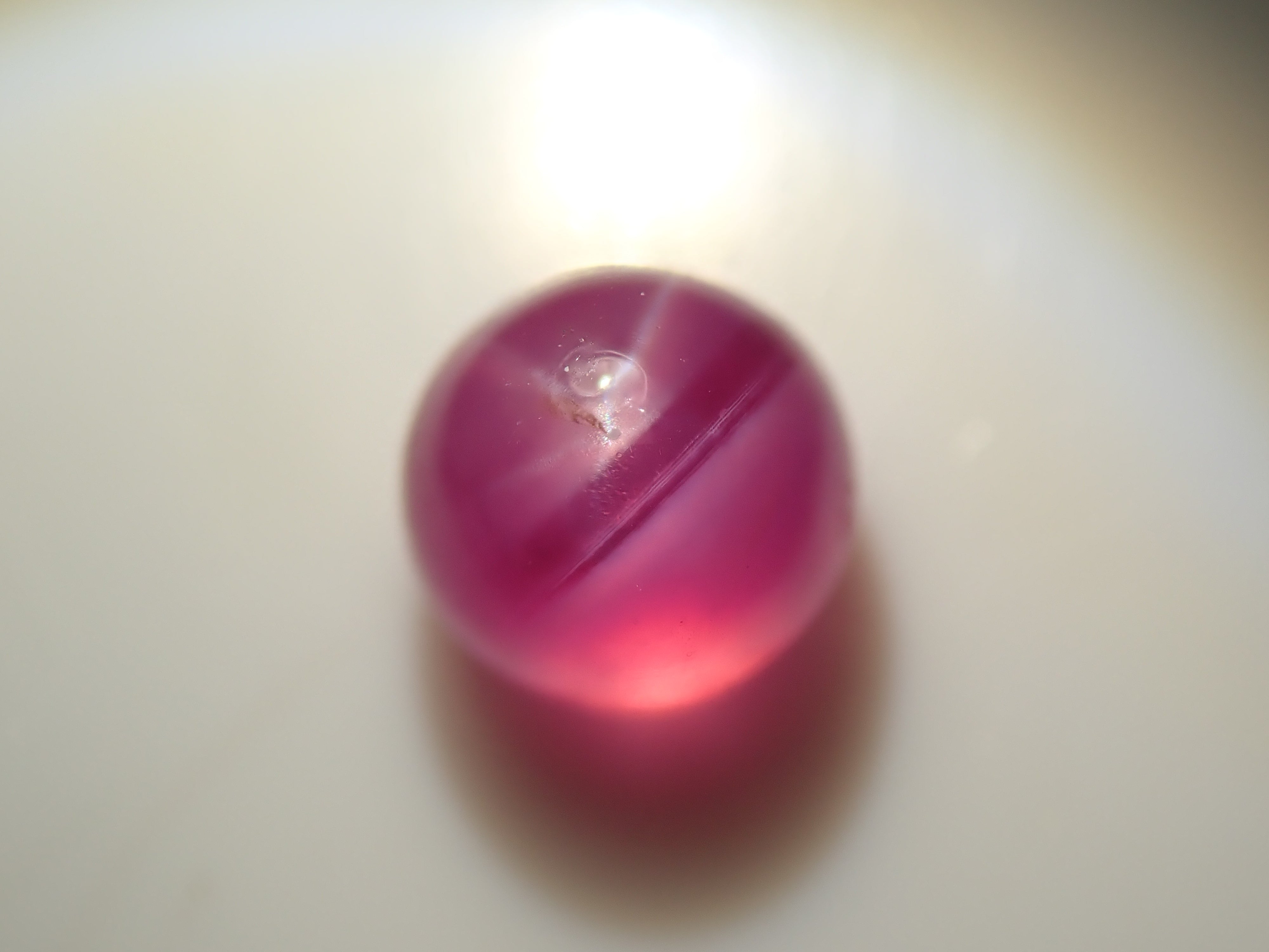 スリランカ産スタールビー 1.062ctルース 鑑別書