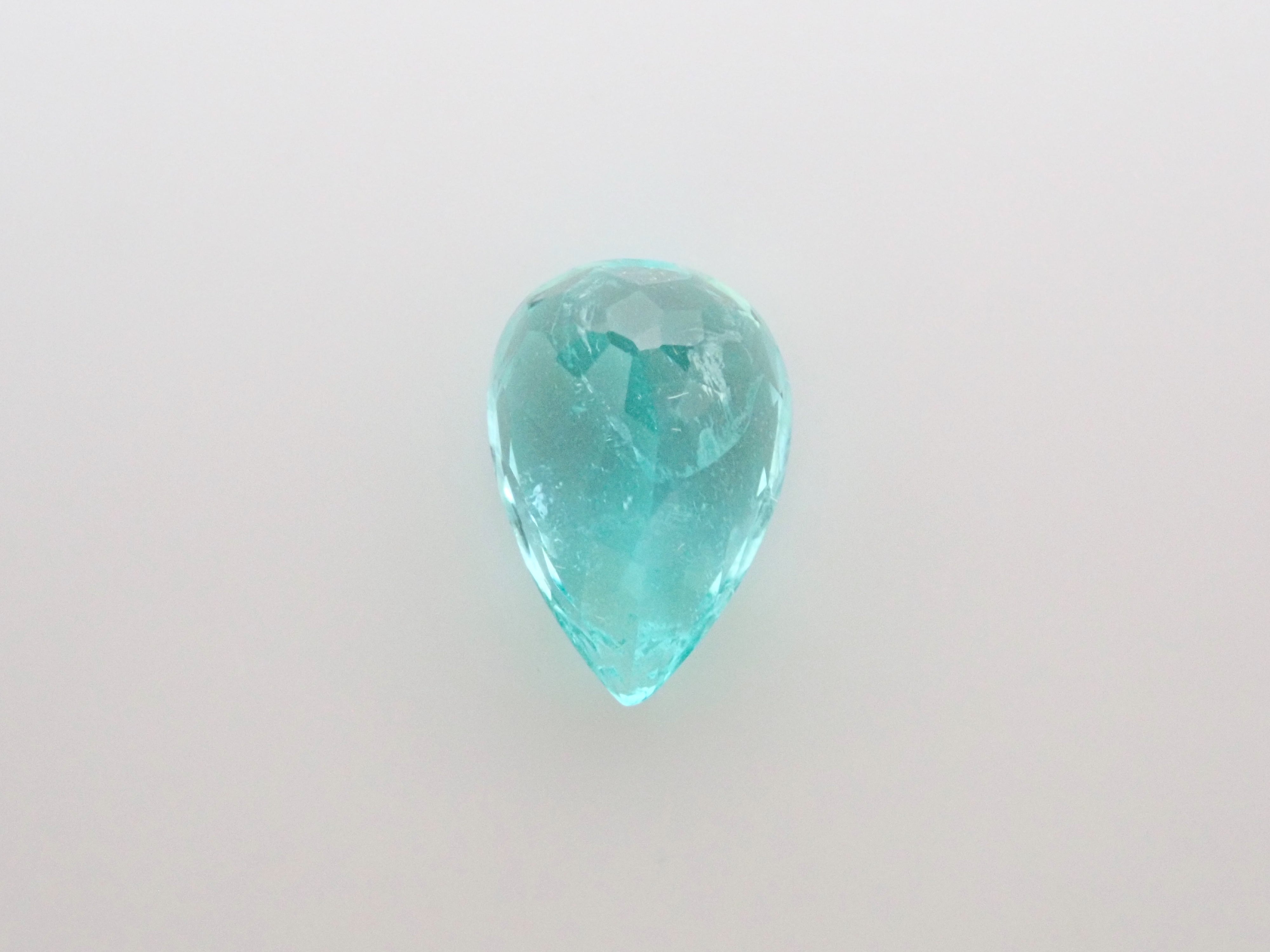 [12553796] Brazilian Paraiba Tourmaline 0.770ct Loose Stone