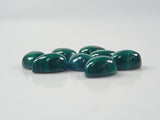 Malachite 2 stone set loose (6 x 8mm, pear shape cut)《Multiple purchase discount available》
