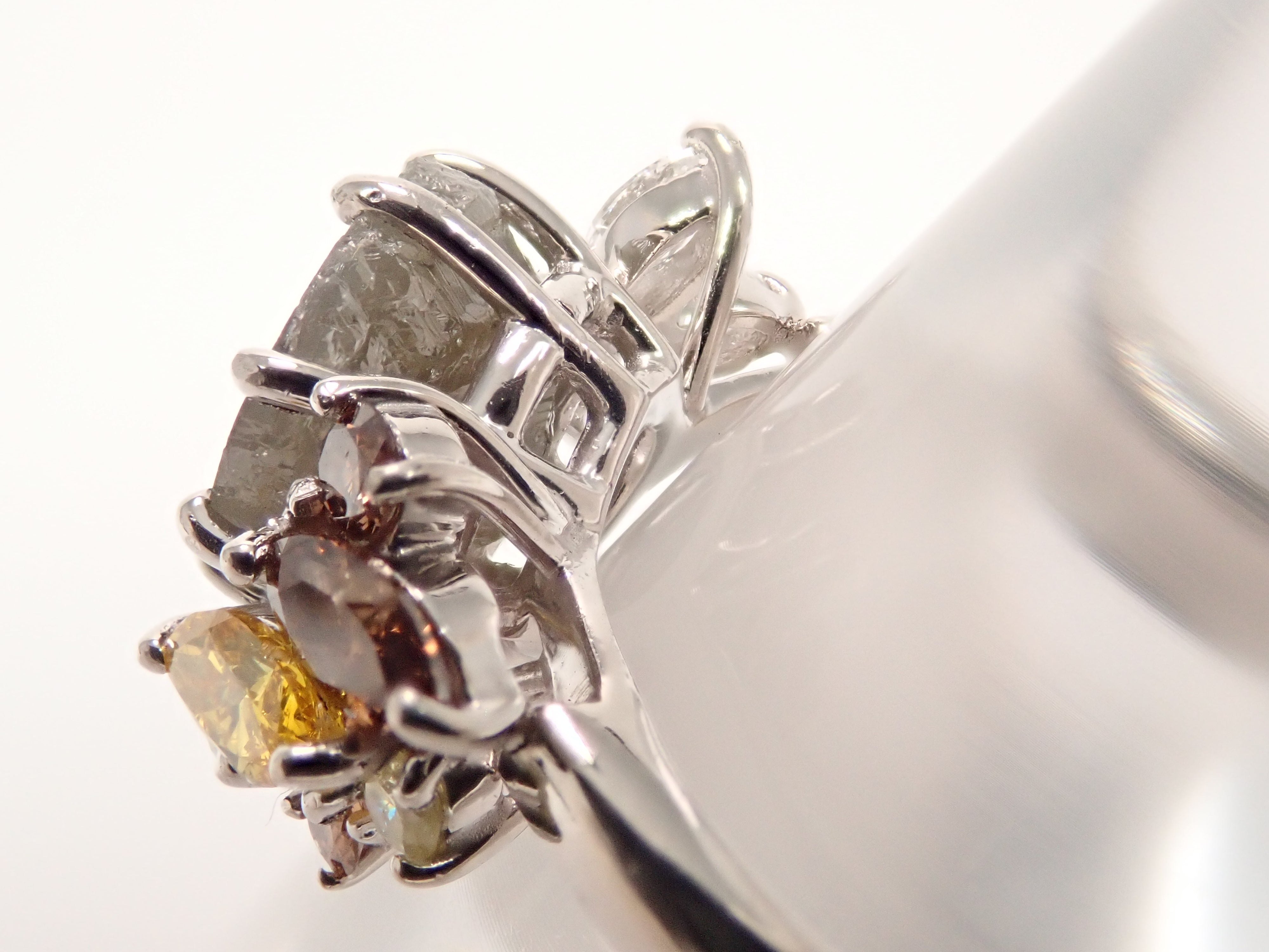 [Listed as 22602663] [Calafuri] Pt900 Diamond 2.733ct Ring