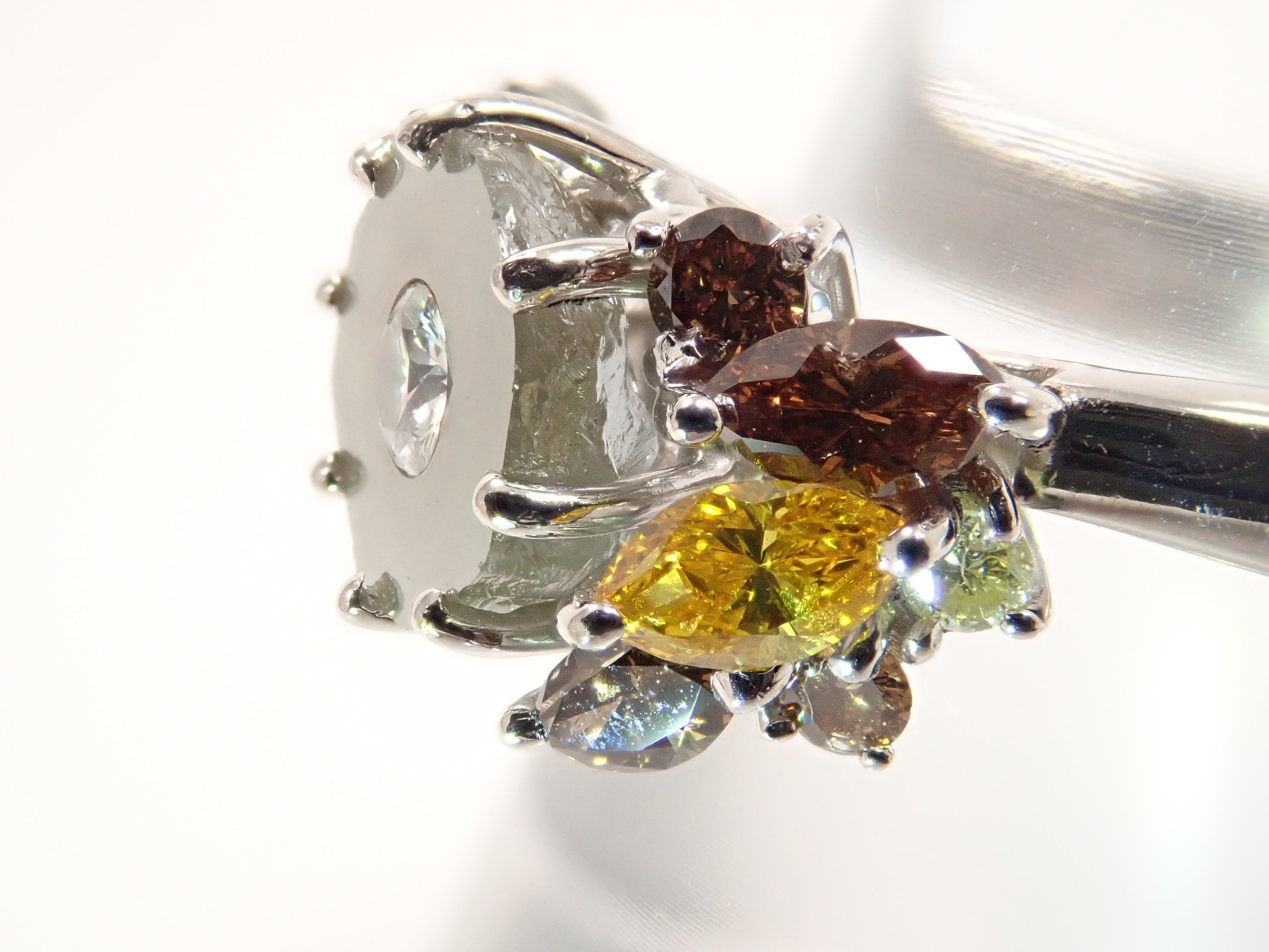 [Listed as 22602663] [Calafuri] Pt900 Diamond 2.733ct Ring