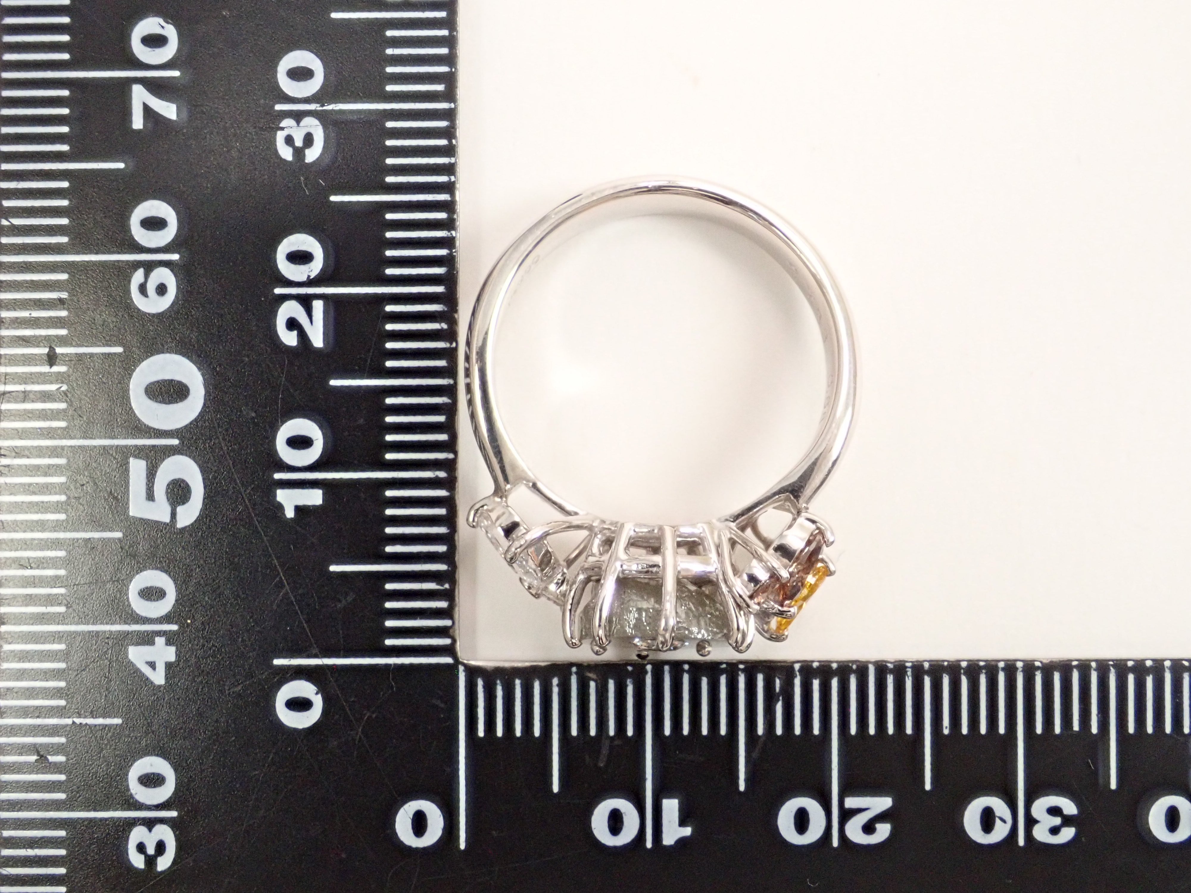 [Listed as 22602663] [Calafuri] Pt900 Diamond 2.733ct Ring